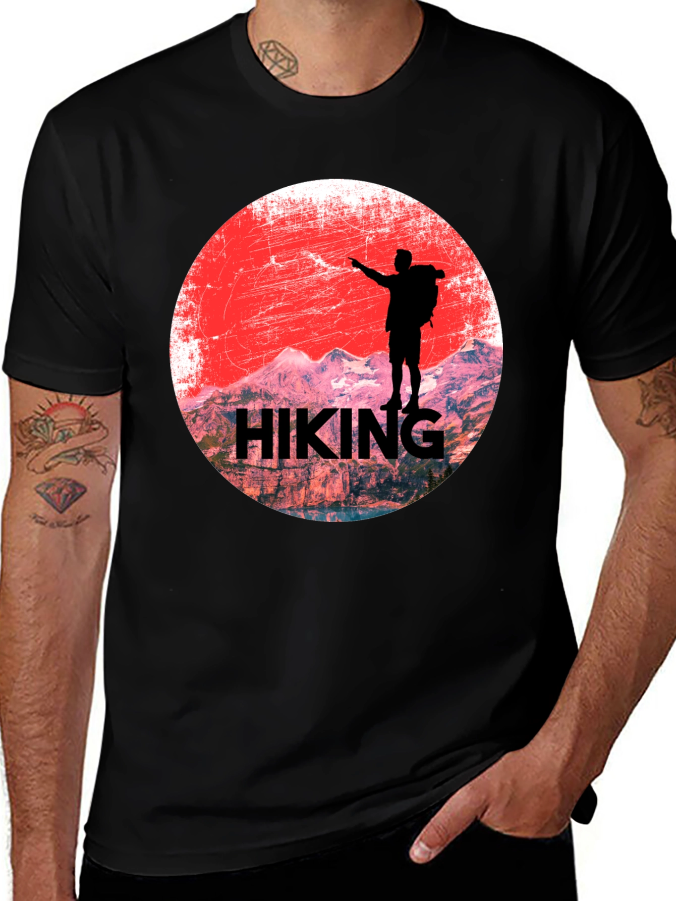 Hiking Adventure Graphic T-Shirt