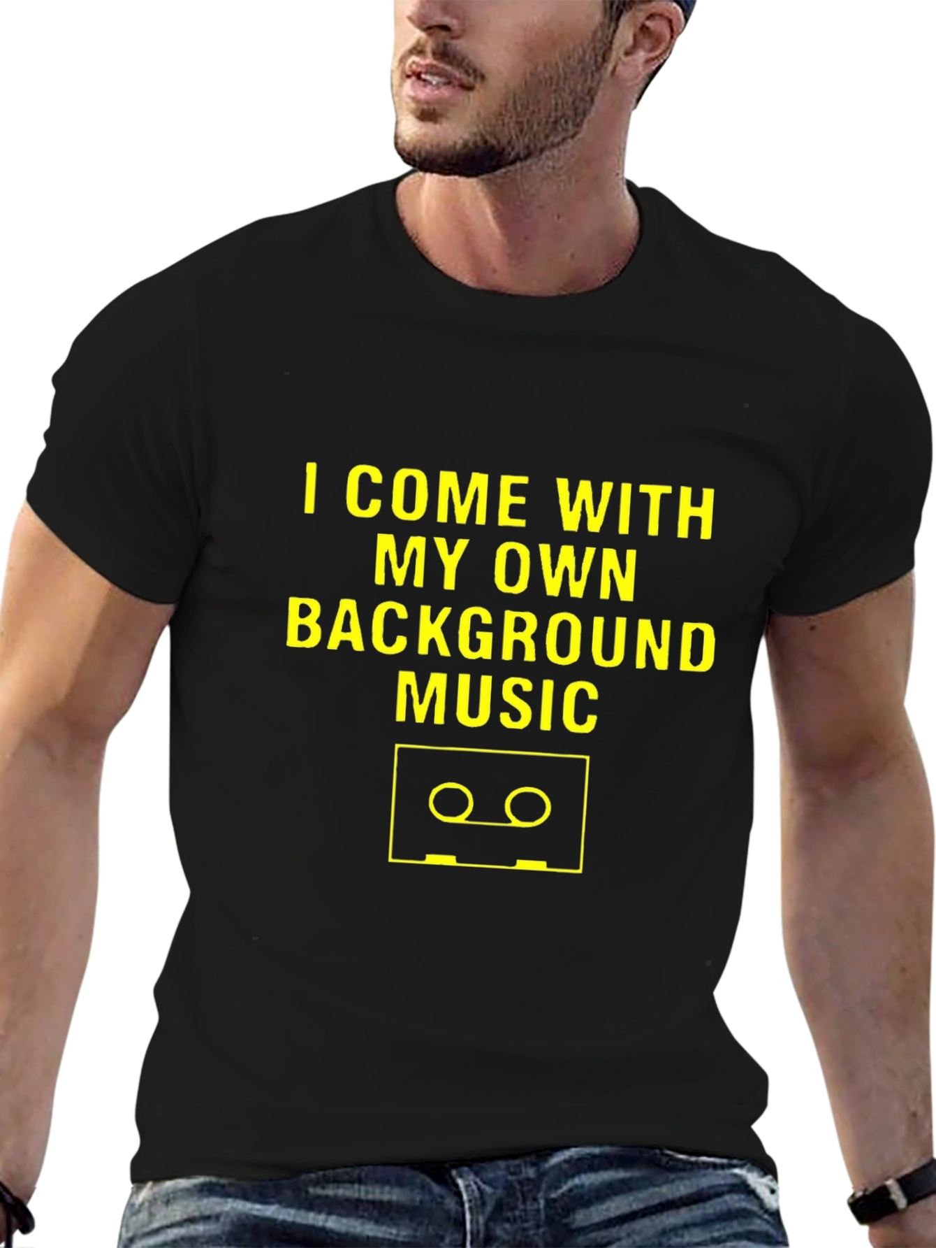Own Background Music Graphic T-Shirt