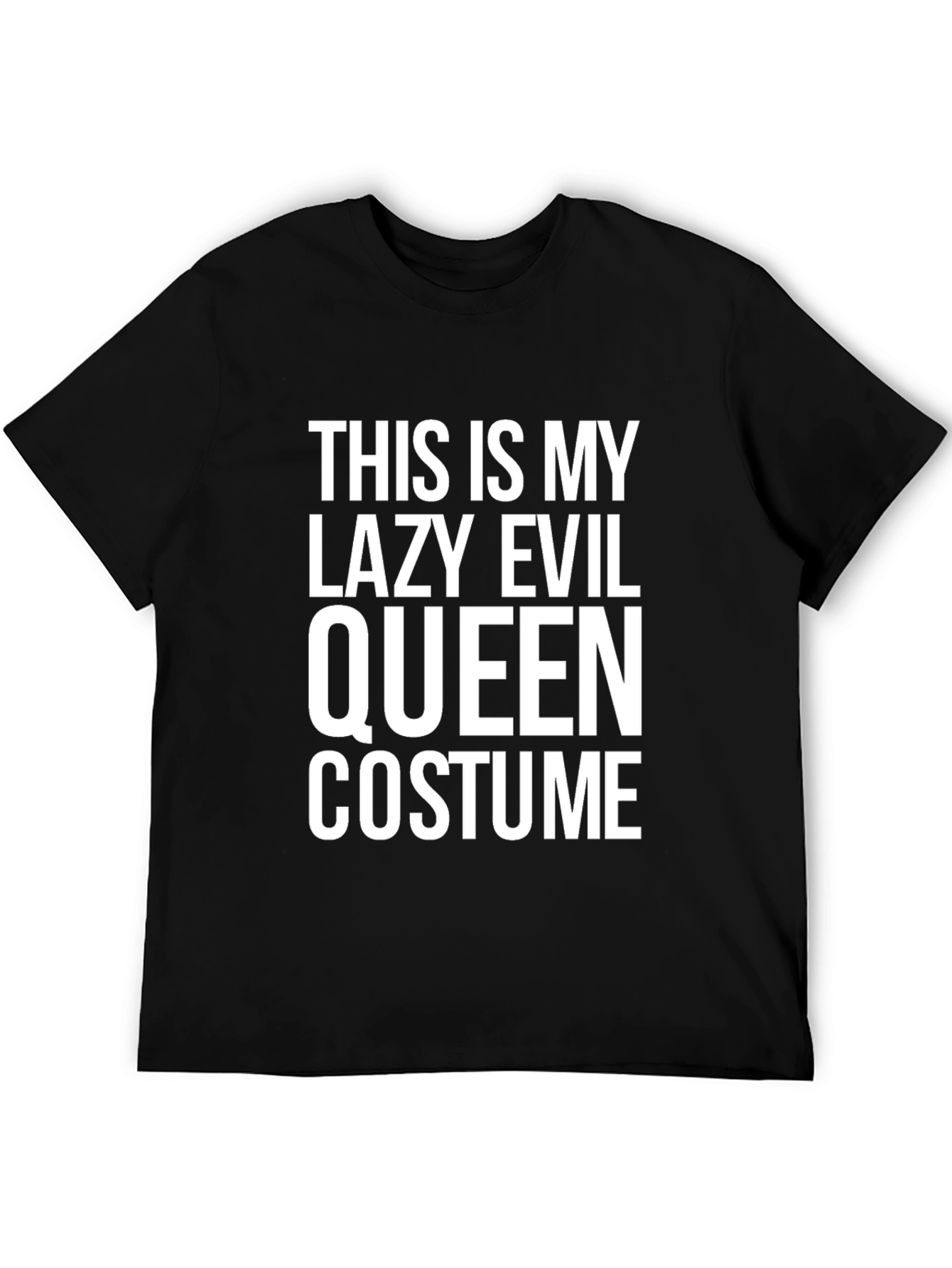 Lazy Evil Queen Costume Graphic T-Shirt