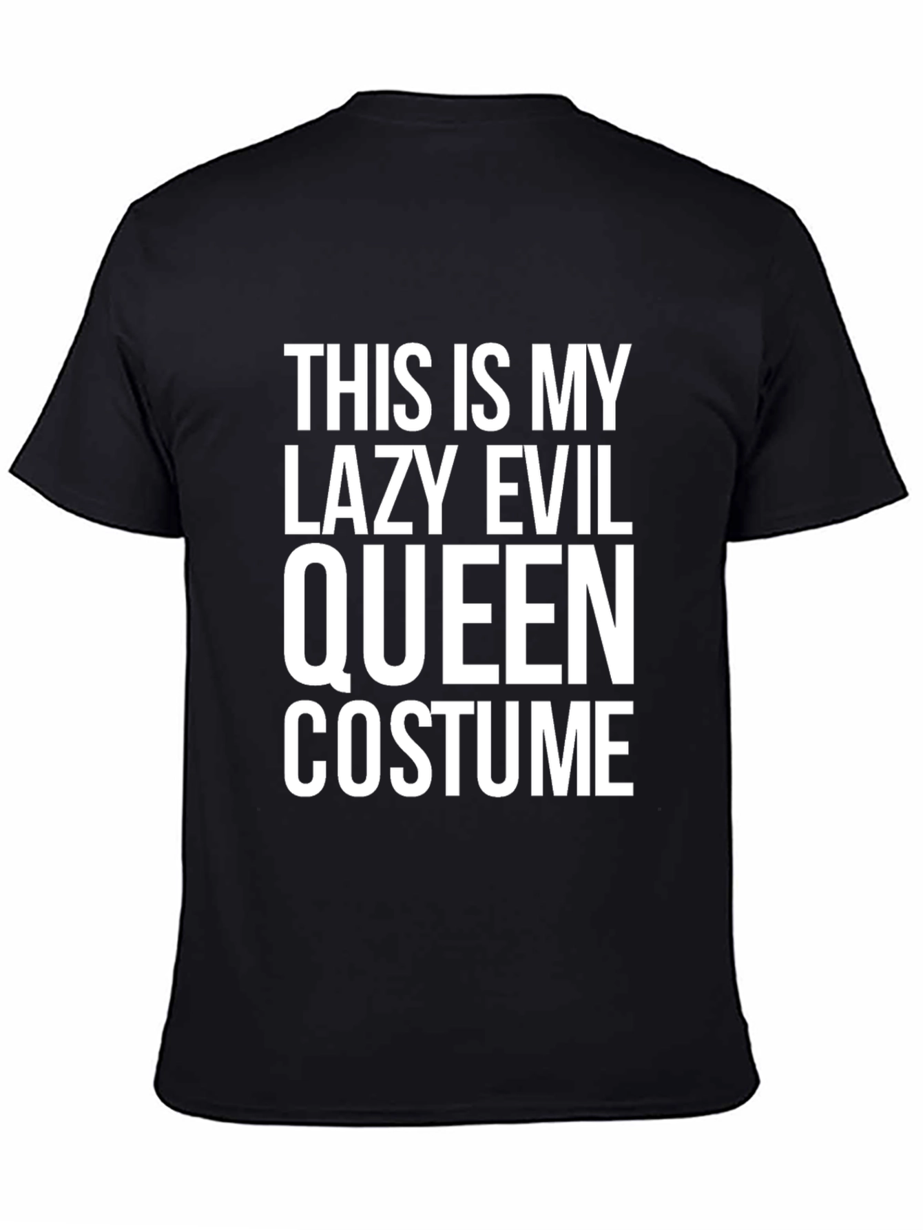 Lazy Evil Queen Costume Graphic T-Shirt
