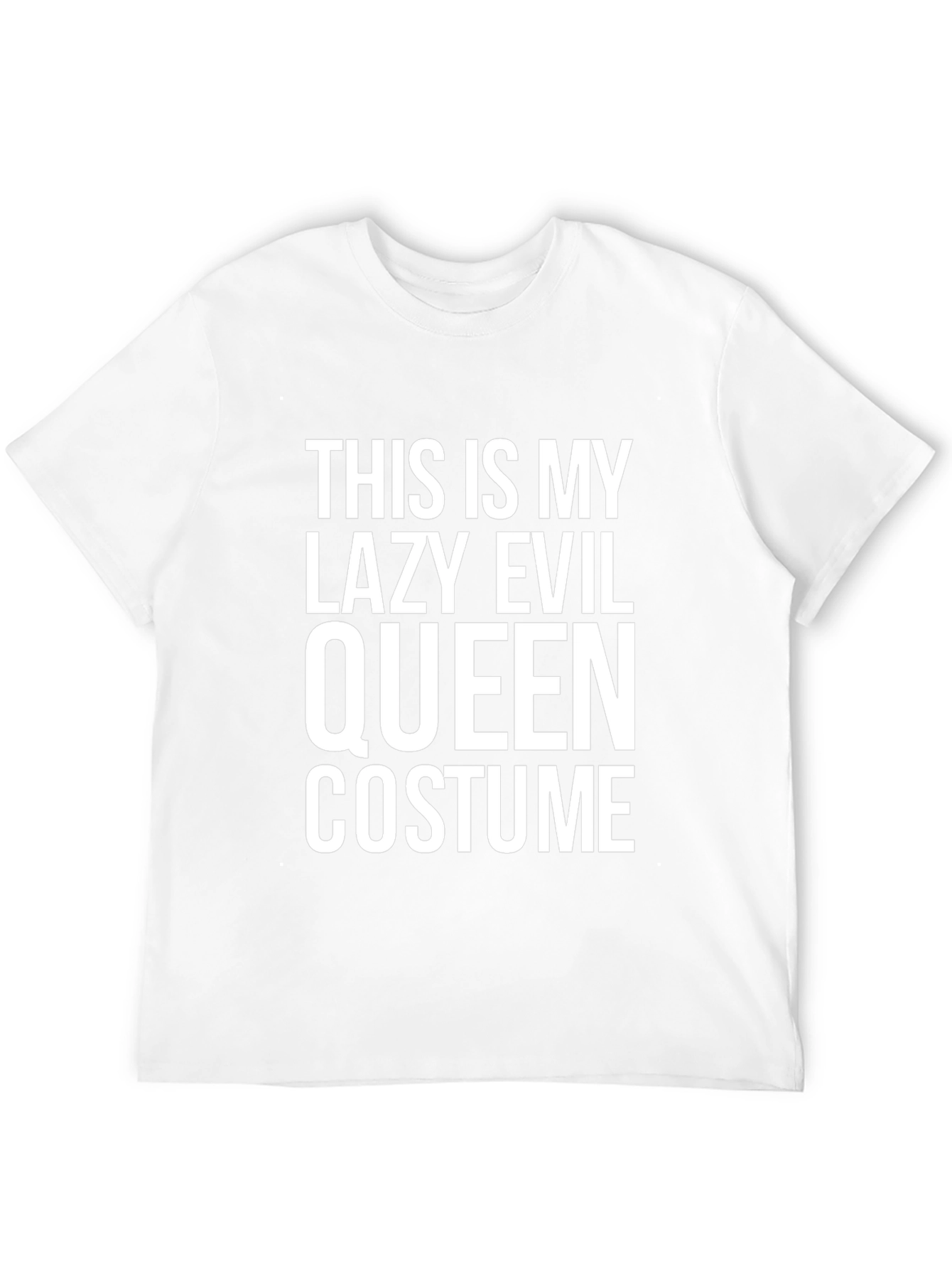 Lazy Evil Queen Costume Graphic T-Shirt