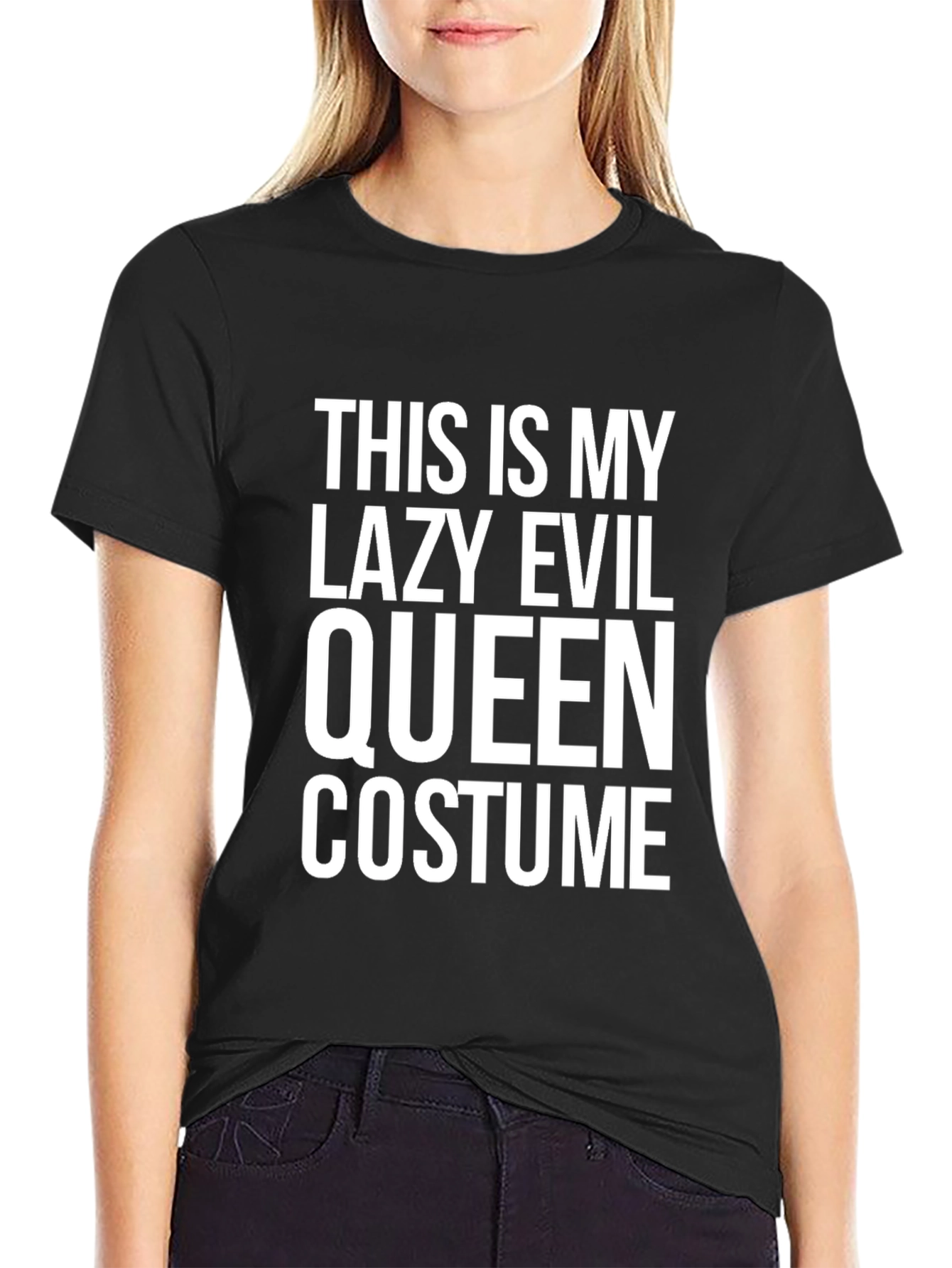 Lazy Evil Queen Costume Graphic T-Shirt