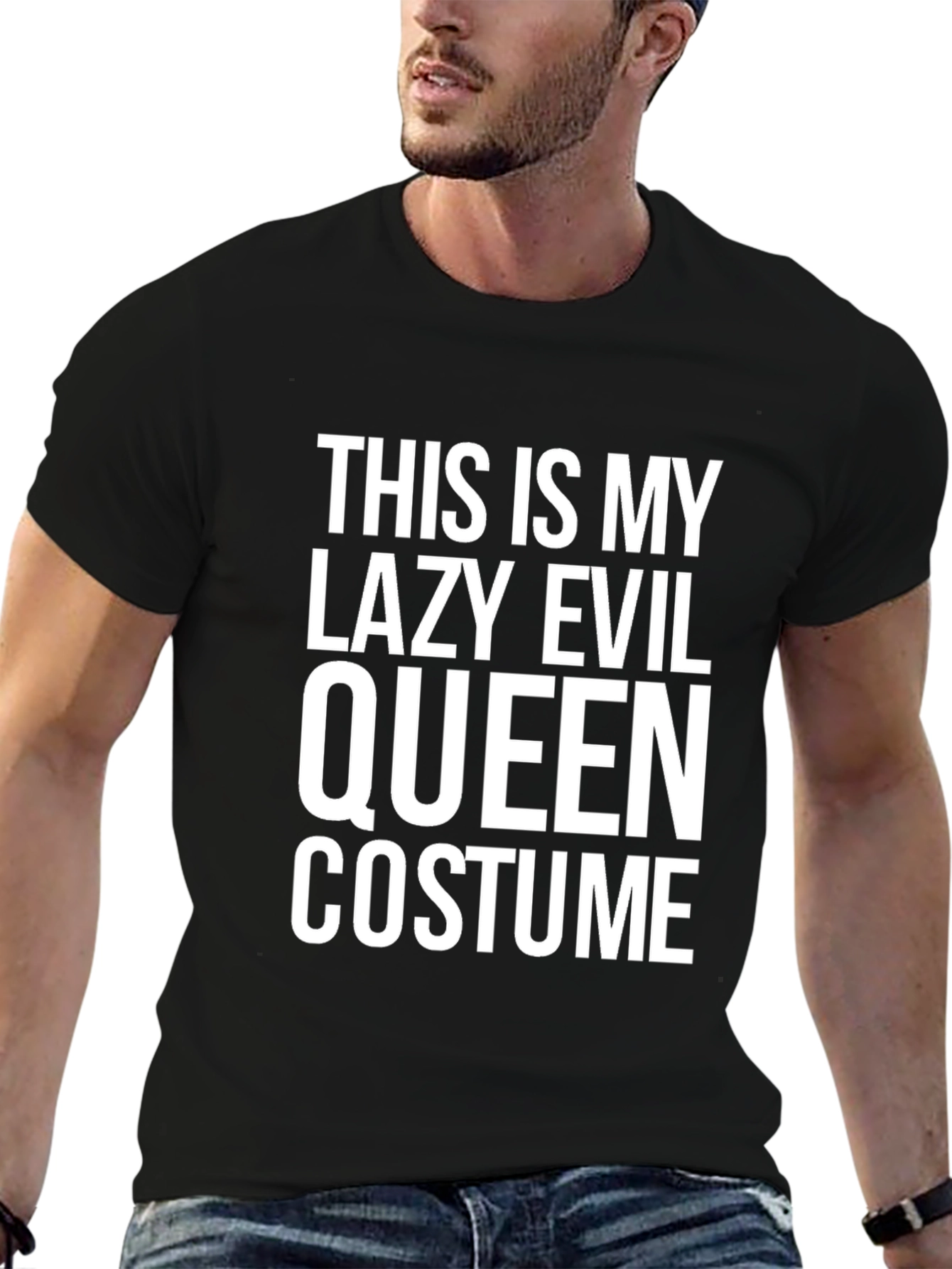 Lazy Evil Queen Costume Graphic T-Shirt