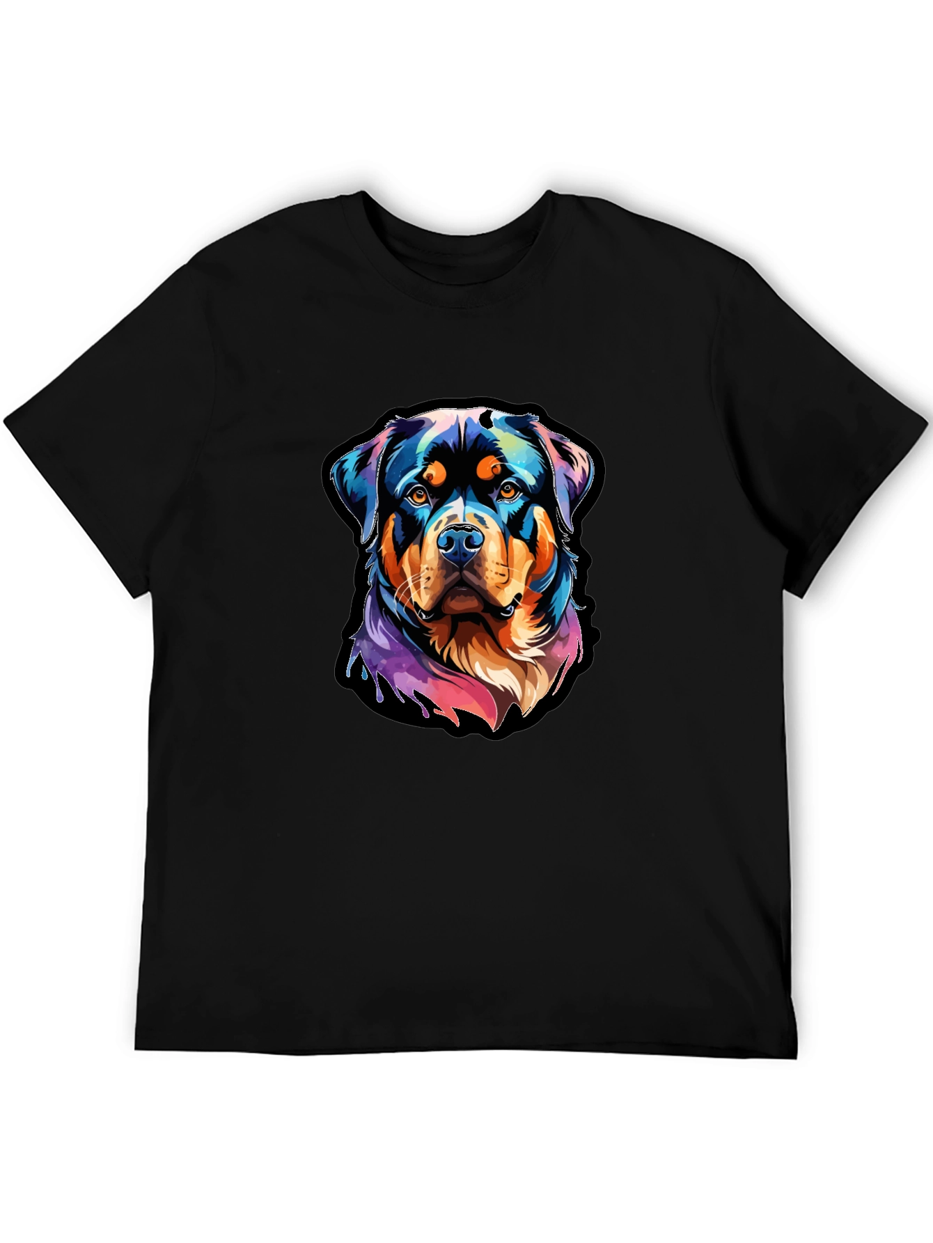 Rottweiler Art Graphic Tee - Stylish Dog Lover Shirt