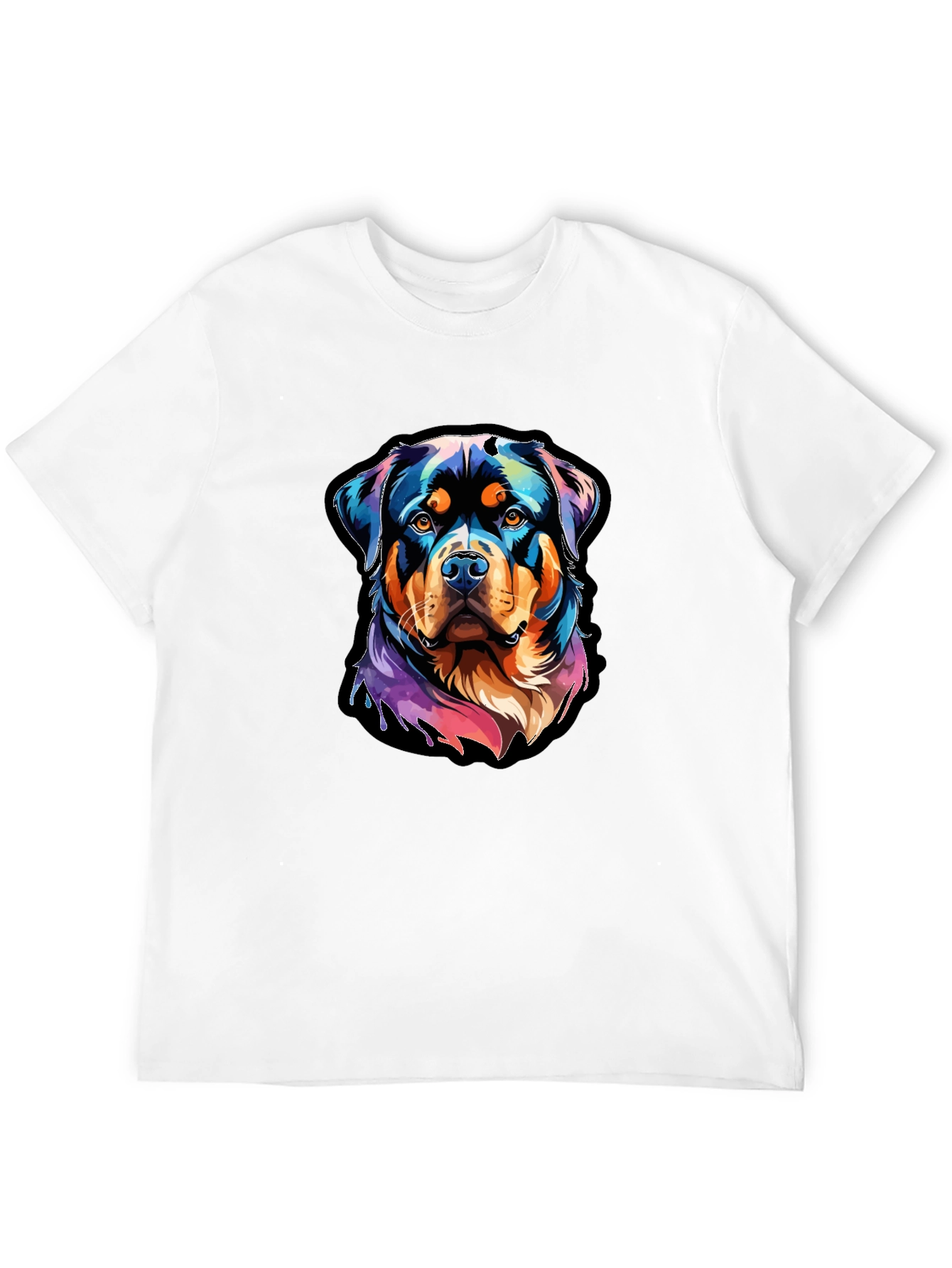 Rottweiler Art Graphic Tee - Stylish Dog Lover Shirt