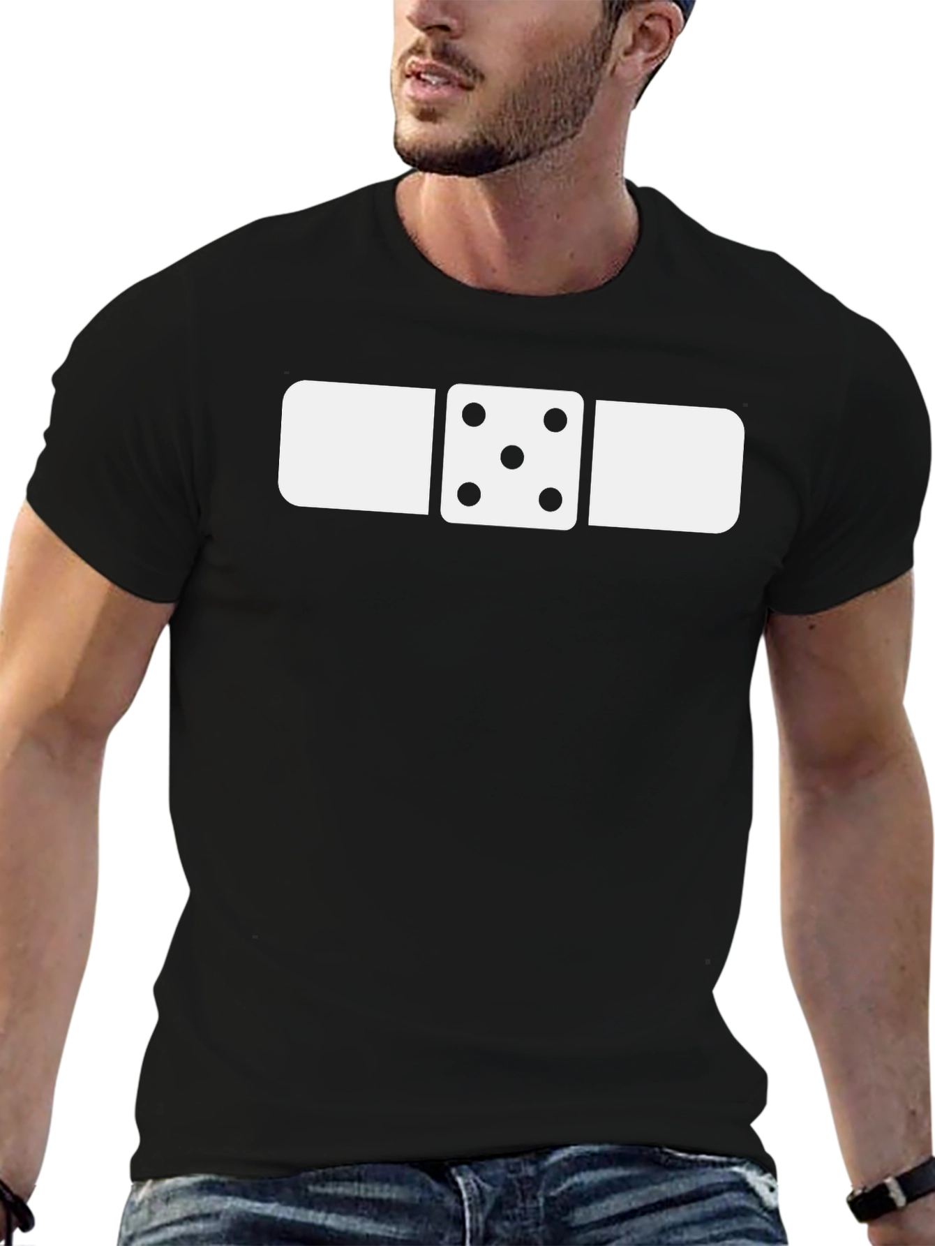Dice Bandage T-Shirt - Funny Casual Tee