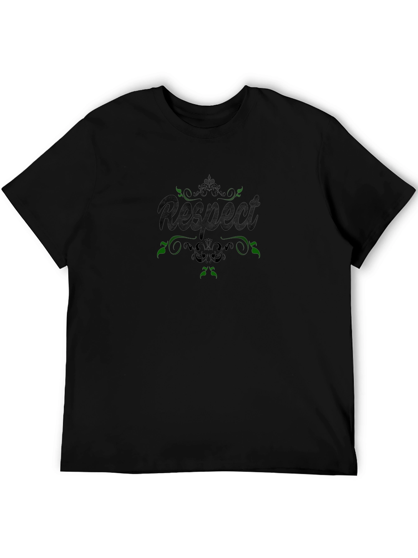 Respect Graphic T-Shirt - Black