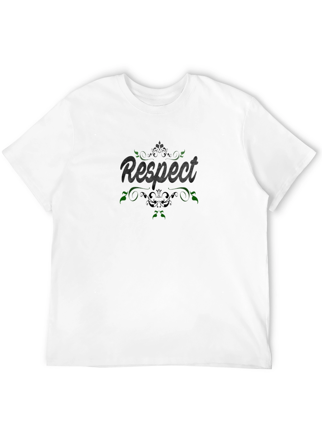 Respect Graphic T-Shirt - Black