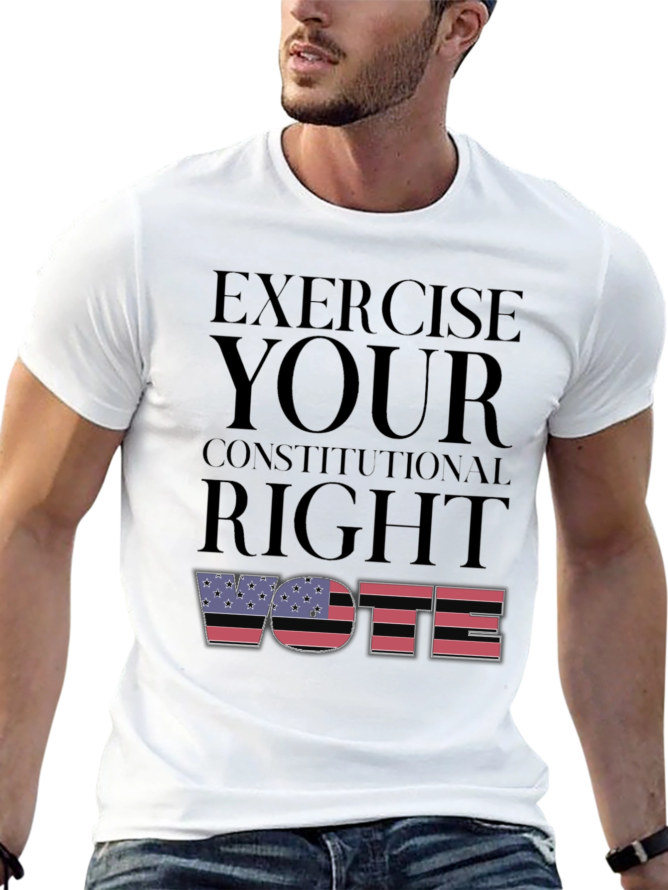 Exercise Your Right Vote Graphic T-Shirt