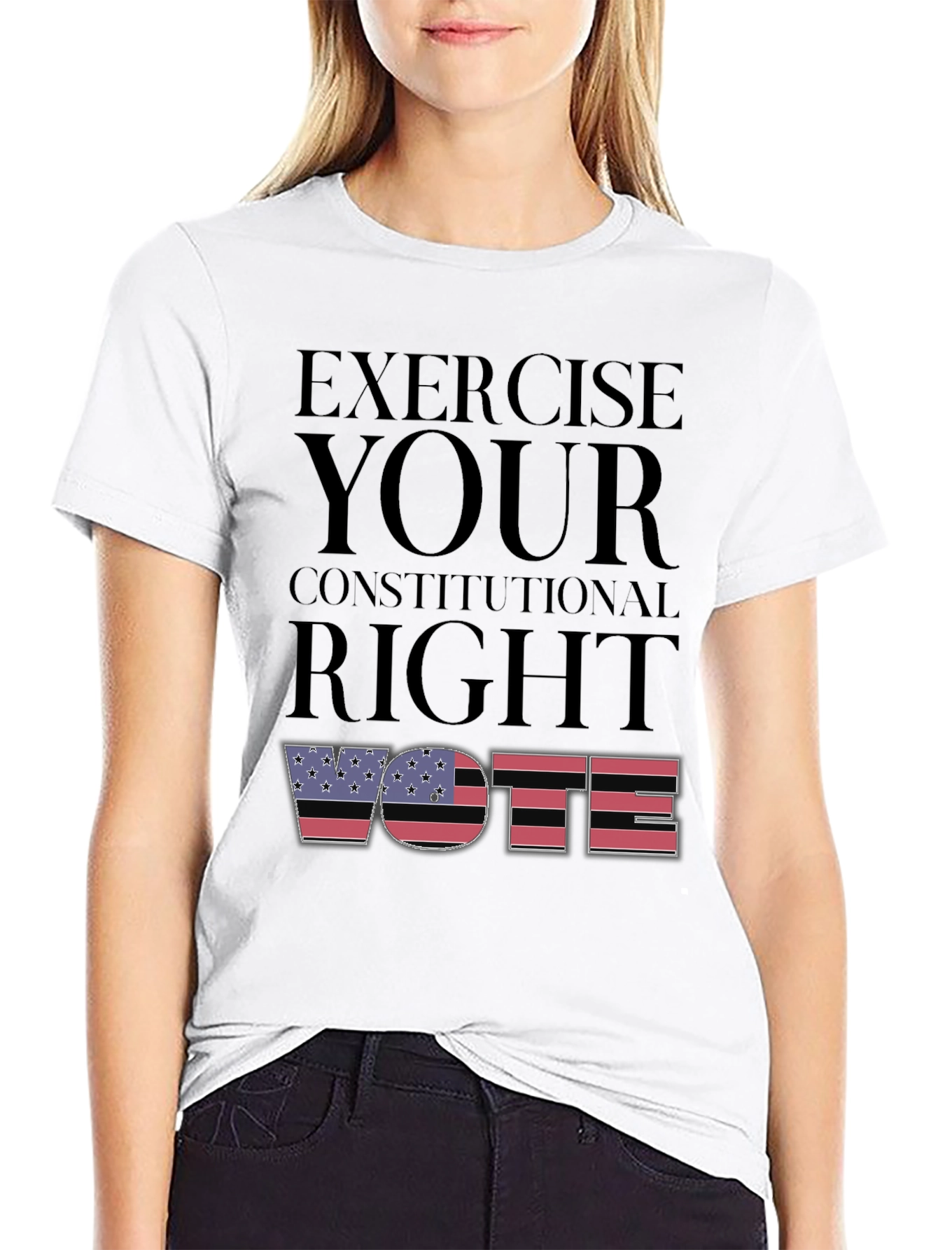 Exercise Your Right Vote Graphic T-Shirt