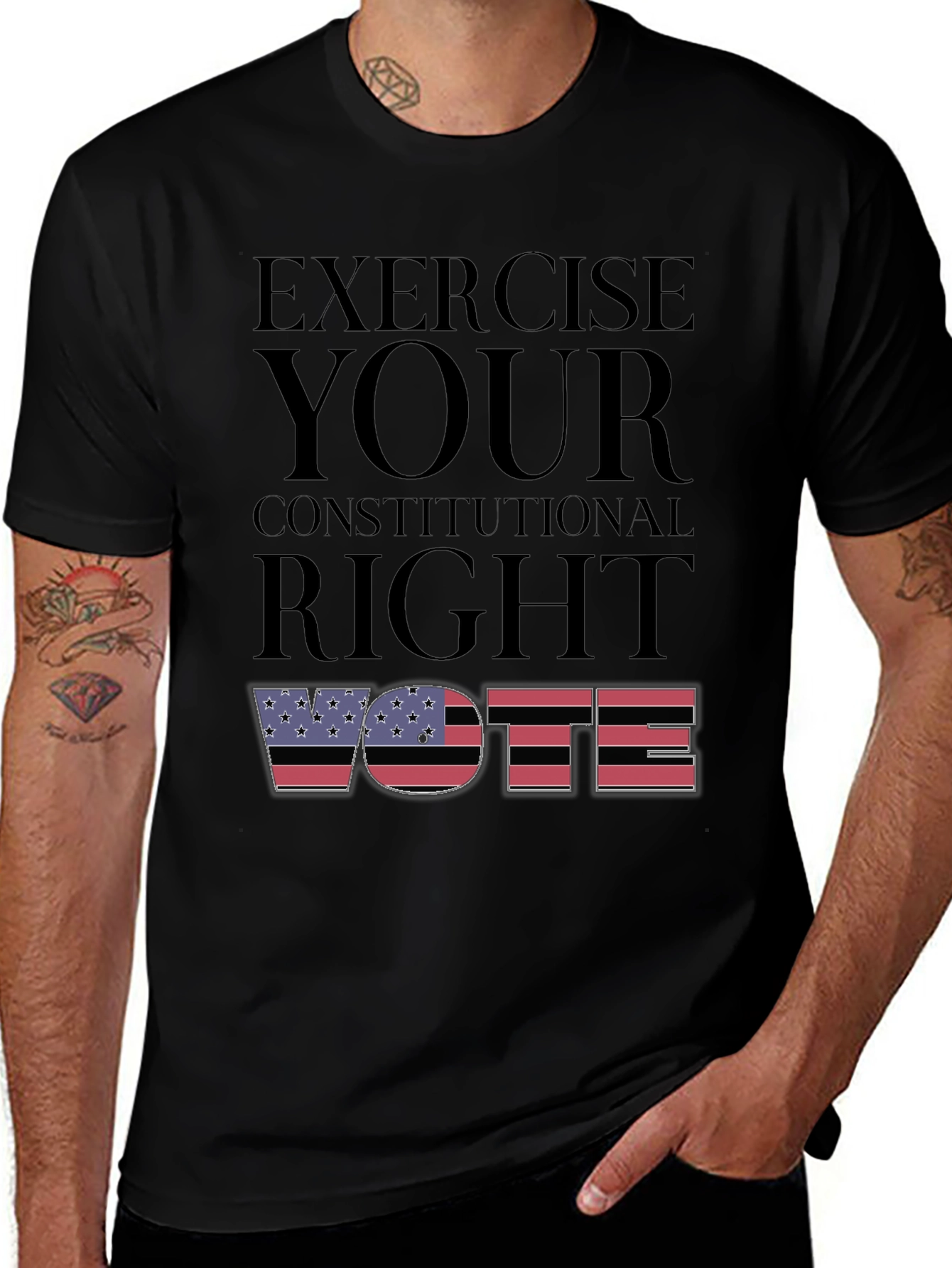 Exercise Your Right Vote Graphic T-Shirt
