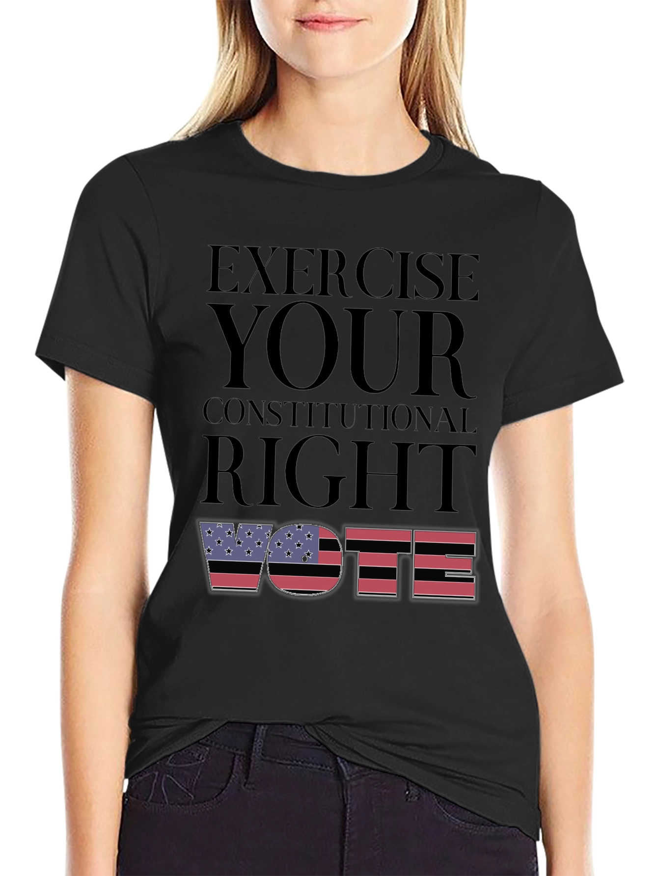 Exercise Your Right Vote Graphic T-Shirt