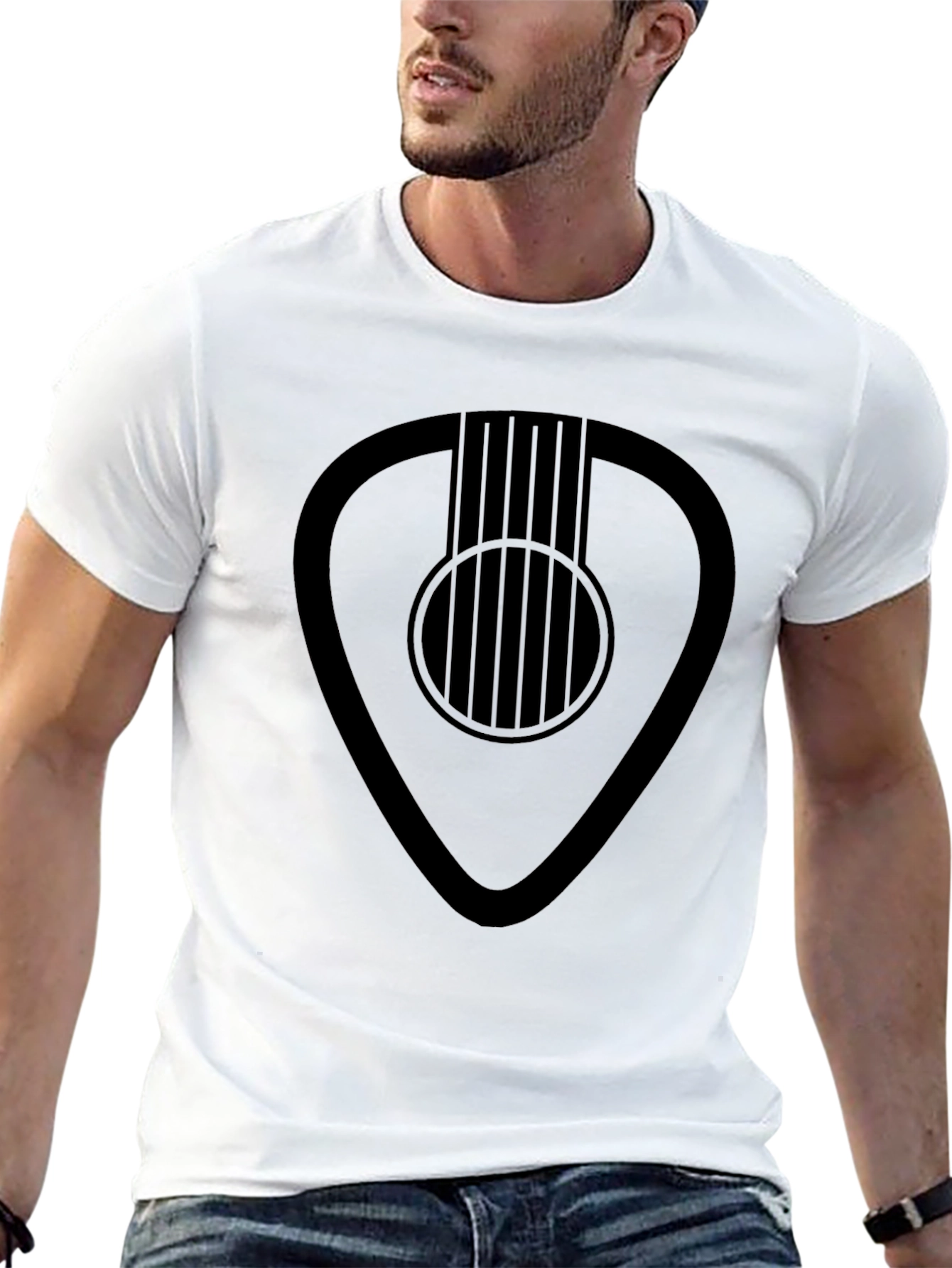 Guitar Pick T-Shirt - Musician Style