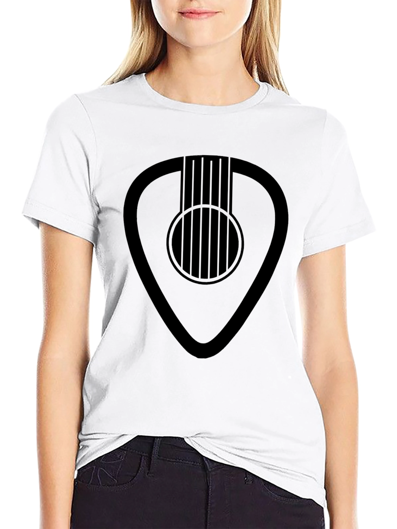 Guitar Pick T-Shirt - Musician Style
