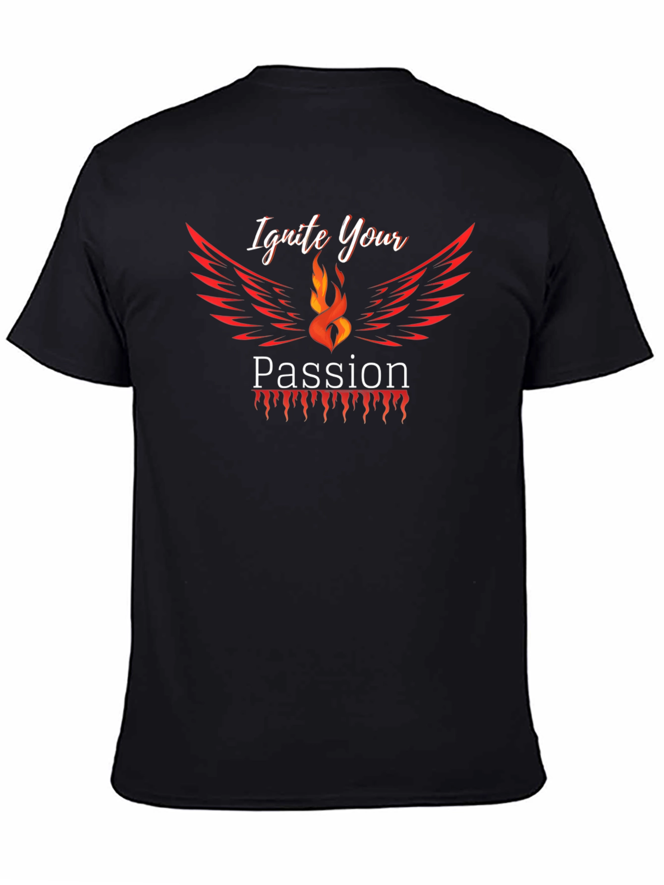 Ignite Your Passion Graphic Tee - Black