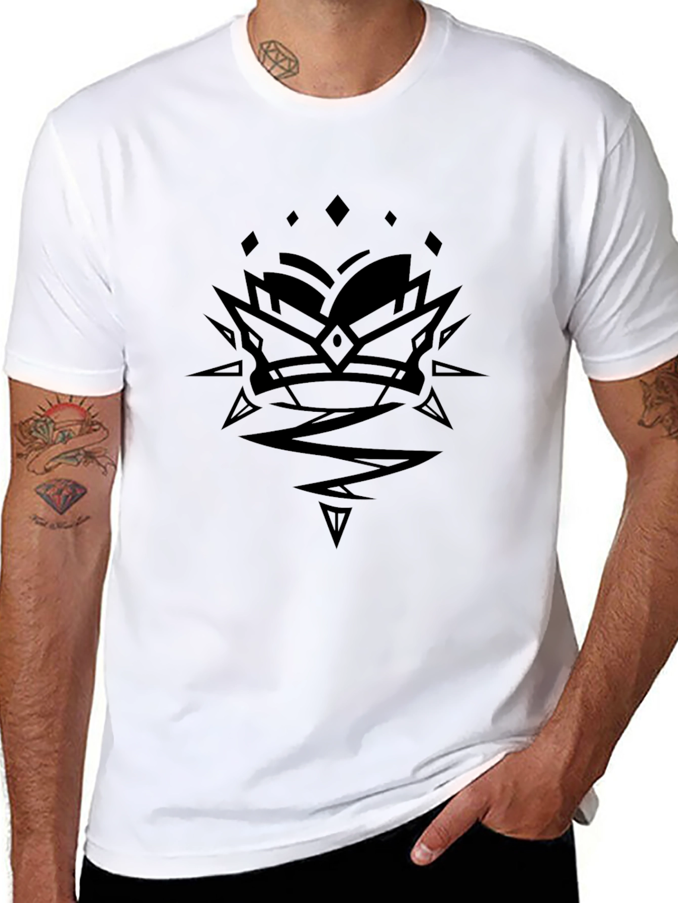 Crown Emblem Black T-Shirt