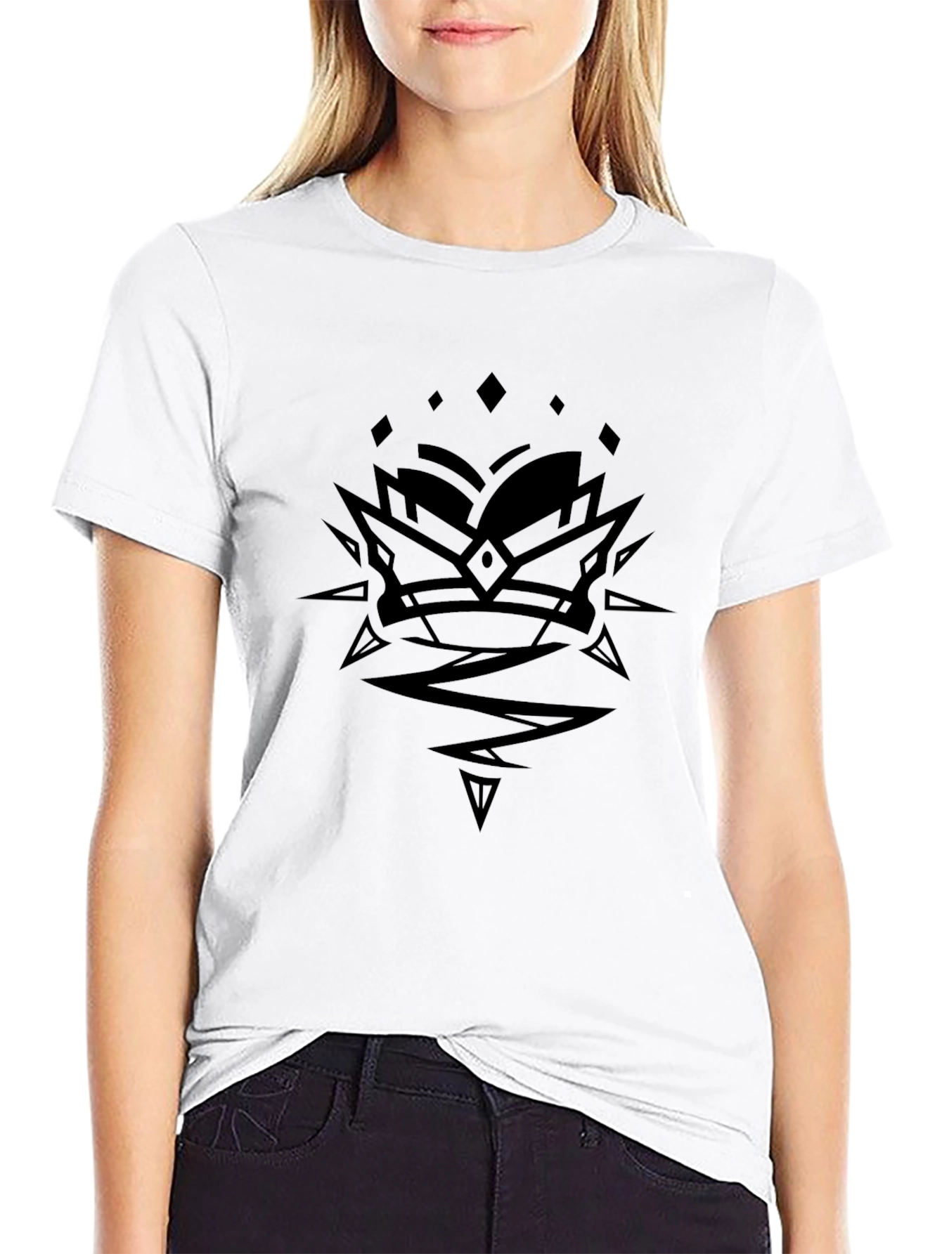 Crown Emblem Black T-Shirt