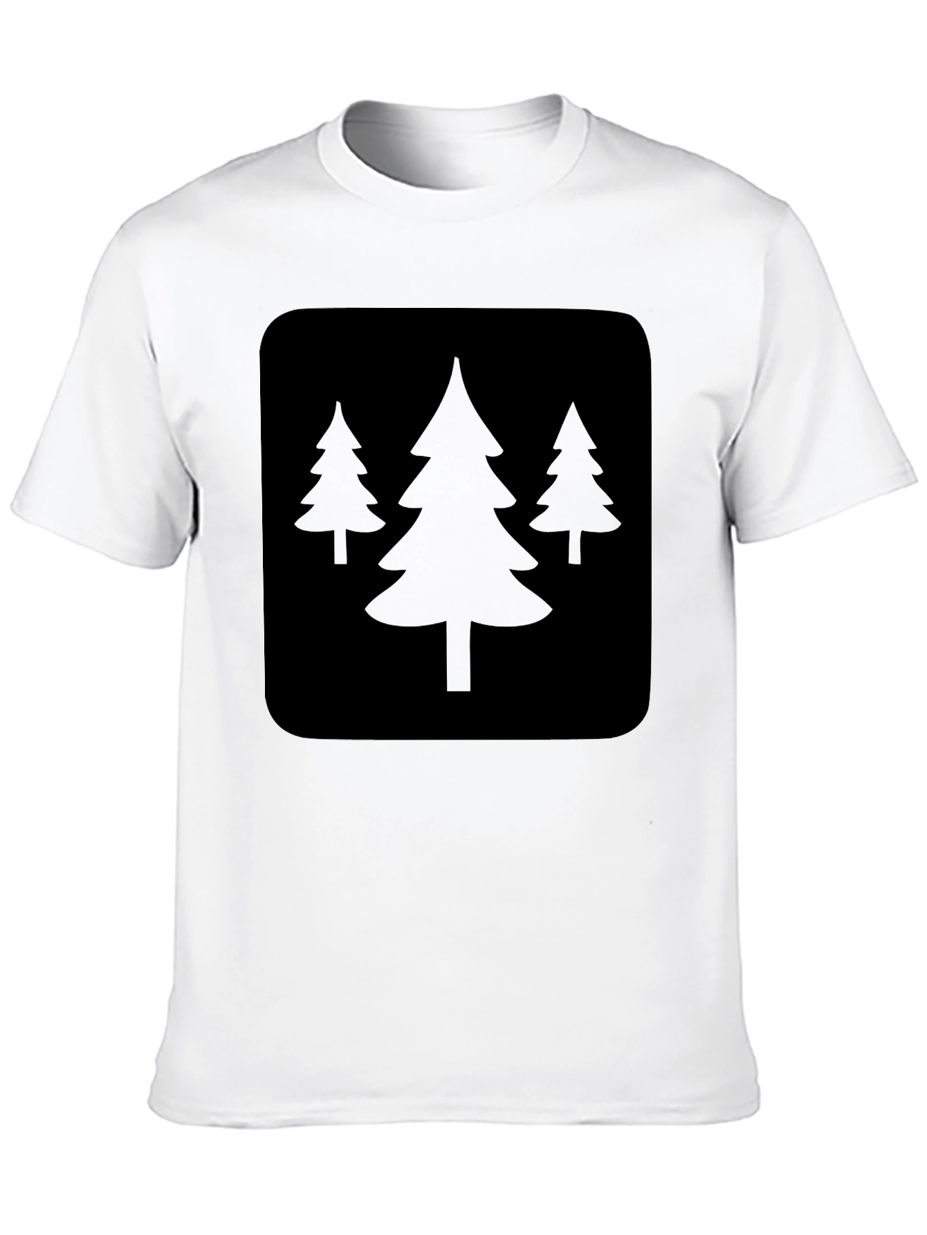 Black Tree Graphic T-Shirt - Nature Inspired Design