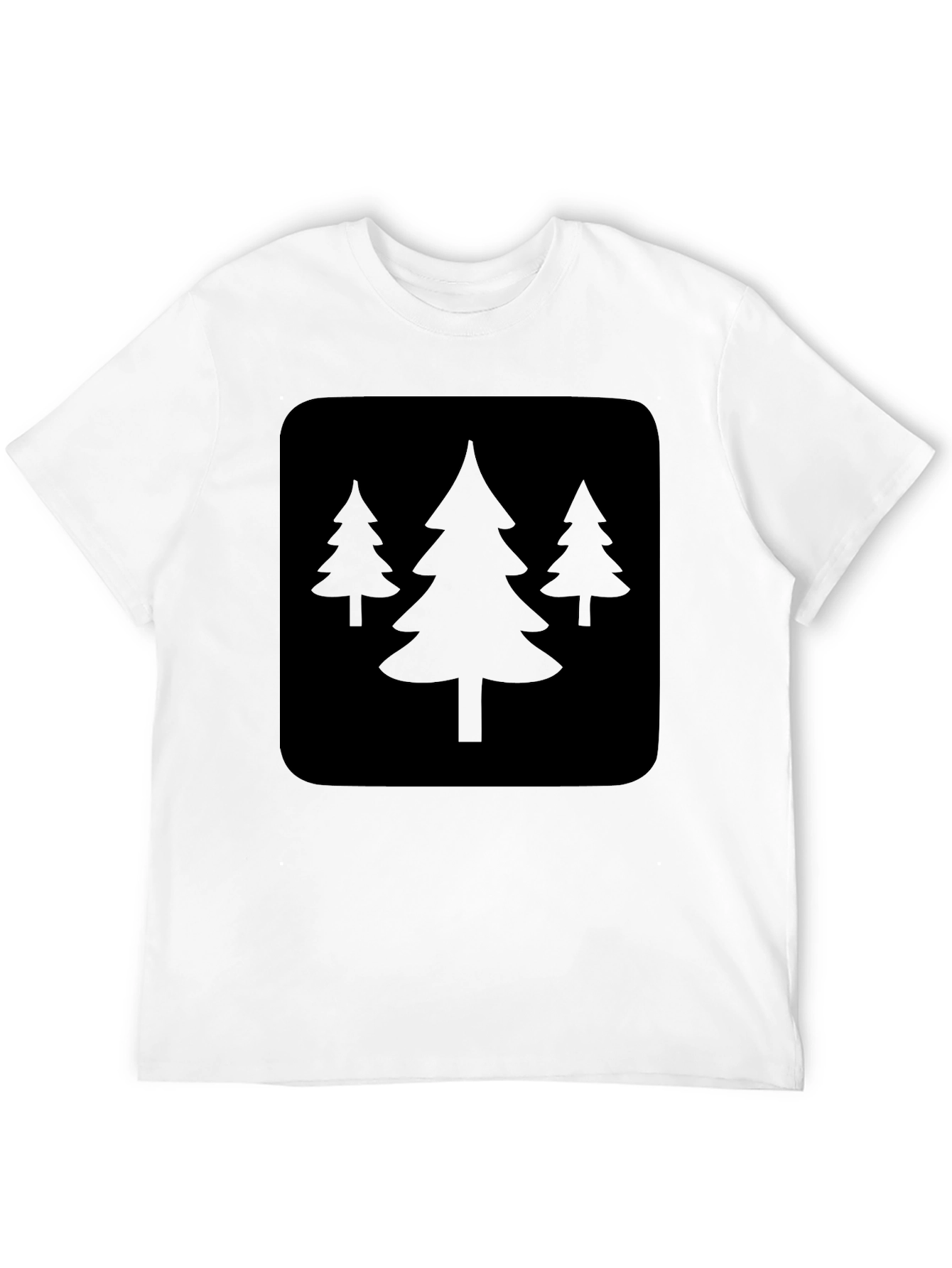 Black Tree Graphic T-Shirt - Nature Inspired Design