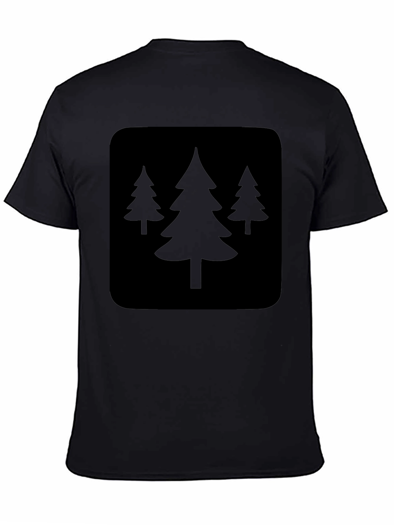 Black Tree Graphic T-Shirt - Nature Inspired Design