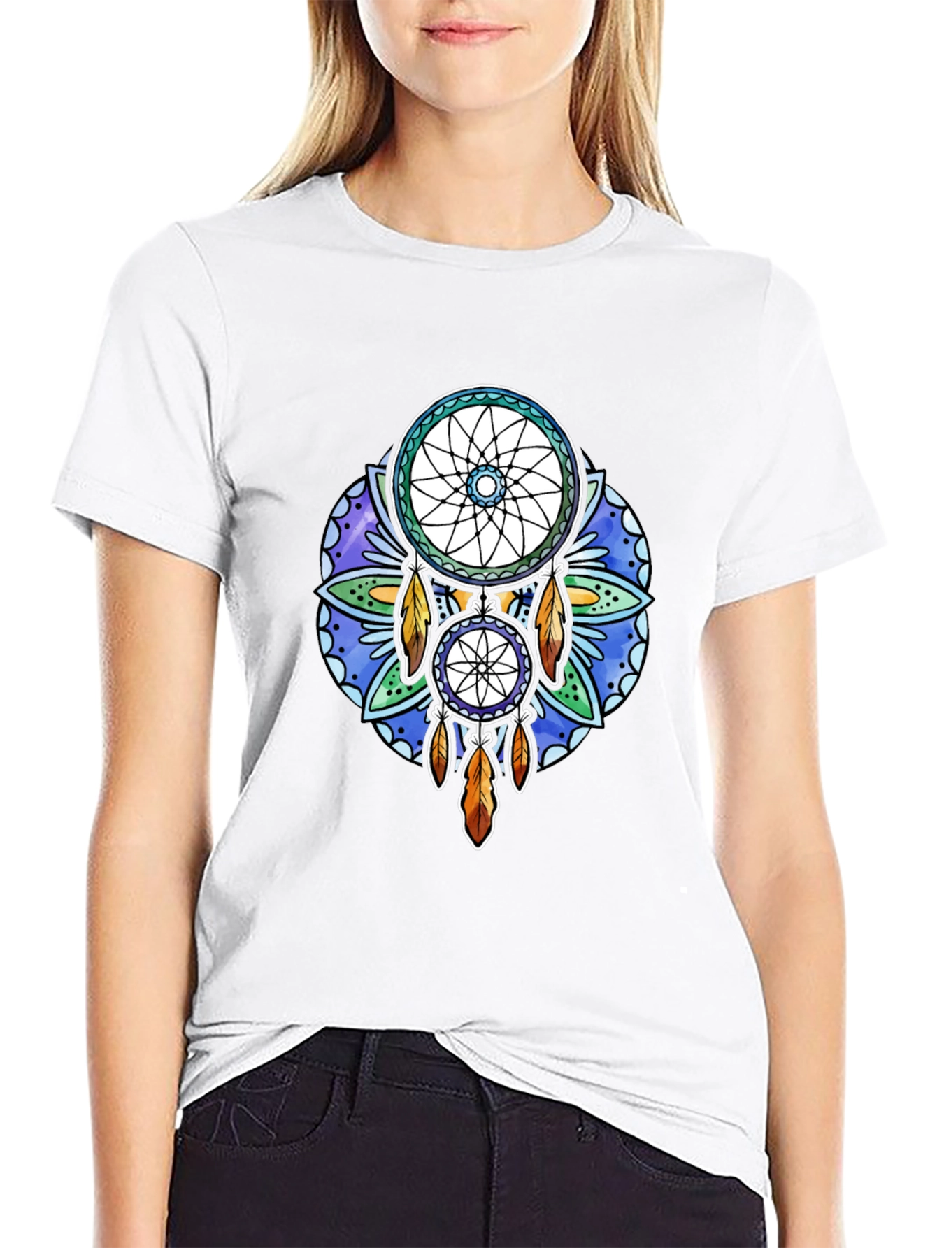 Dreamcatcher Graphic Tee - Stylish Printed T-Shirt