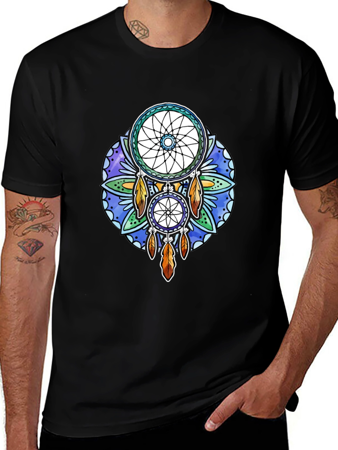 Dreamcatcher Graphic Tee - Stylish Printed T-Shirt