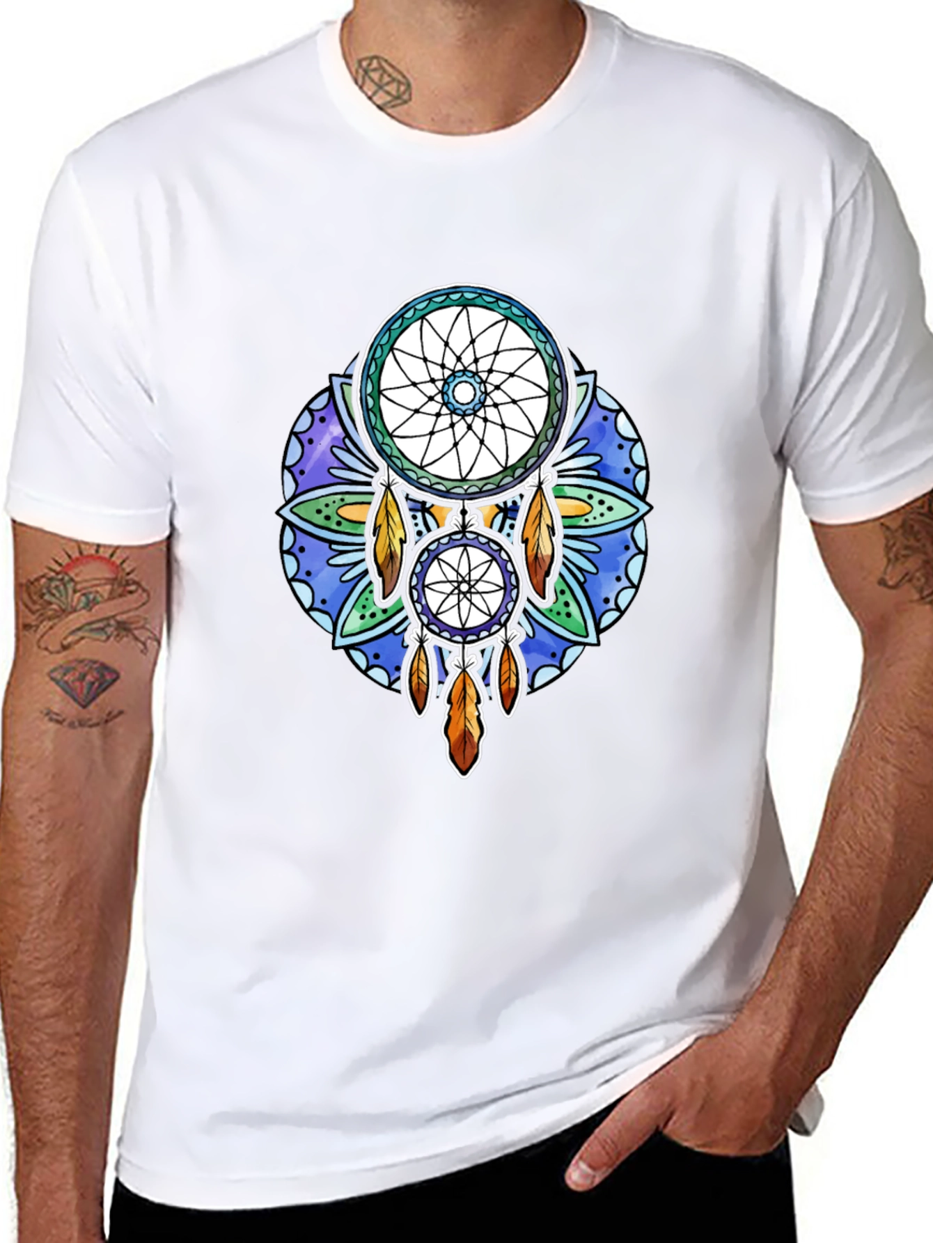 Dreamcatcher Graphic Tee - Stylish Printed T-Shirt