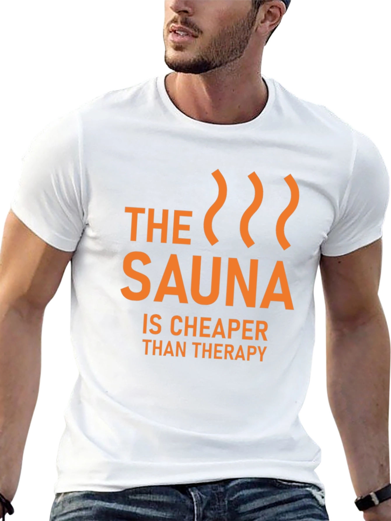 Sauna Cheaper Than Therapy Graphic T-Shirt