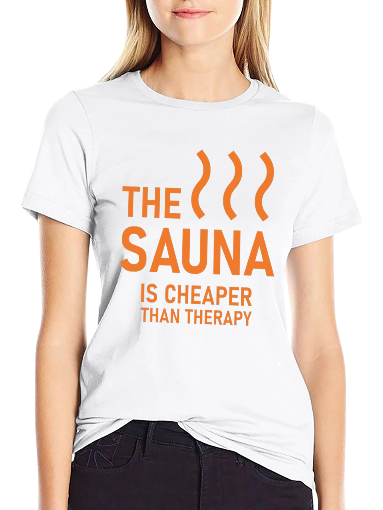 Sauna Cheaper Than Therapy Graphic T-Shirt