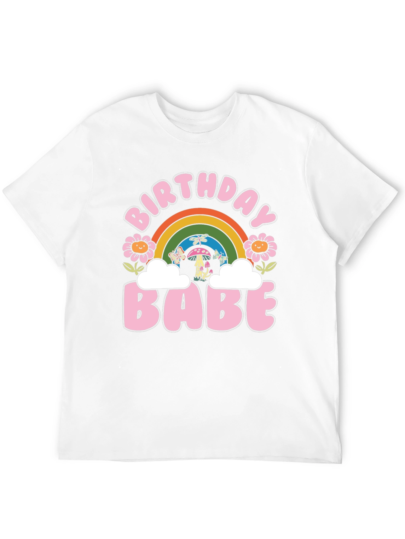Birthday Babe Retro Graphic Tee