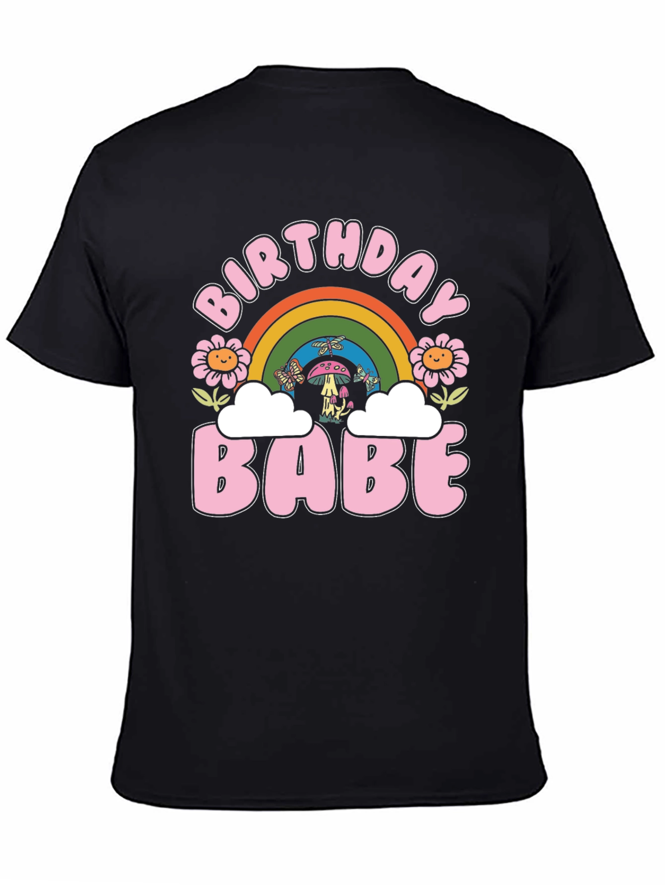 Birthday Babe Retro Graphic Tee
