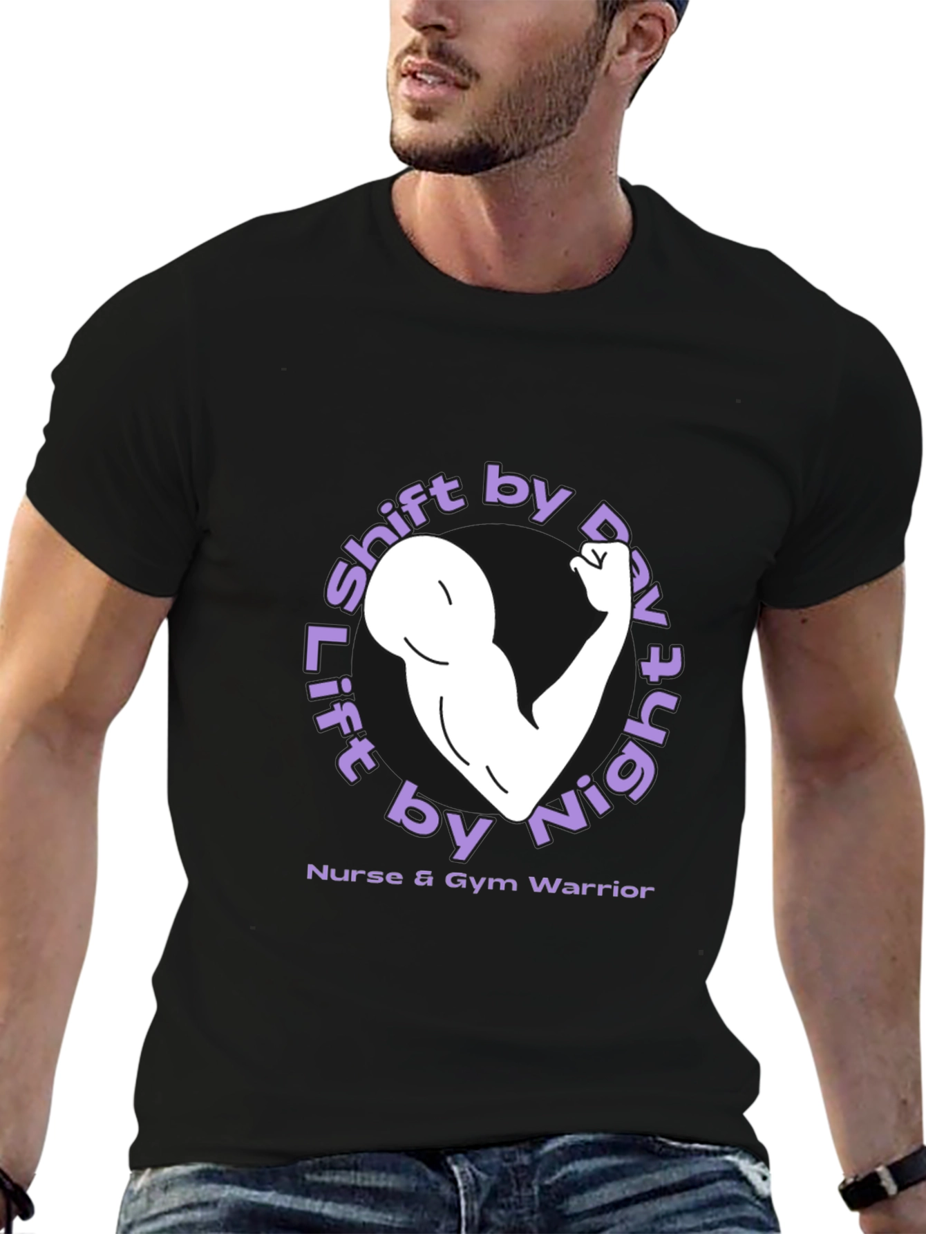 Lift by Night Nurse & Gym Warrior T-Shirt