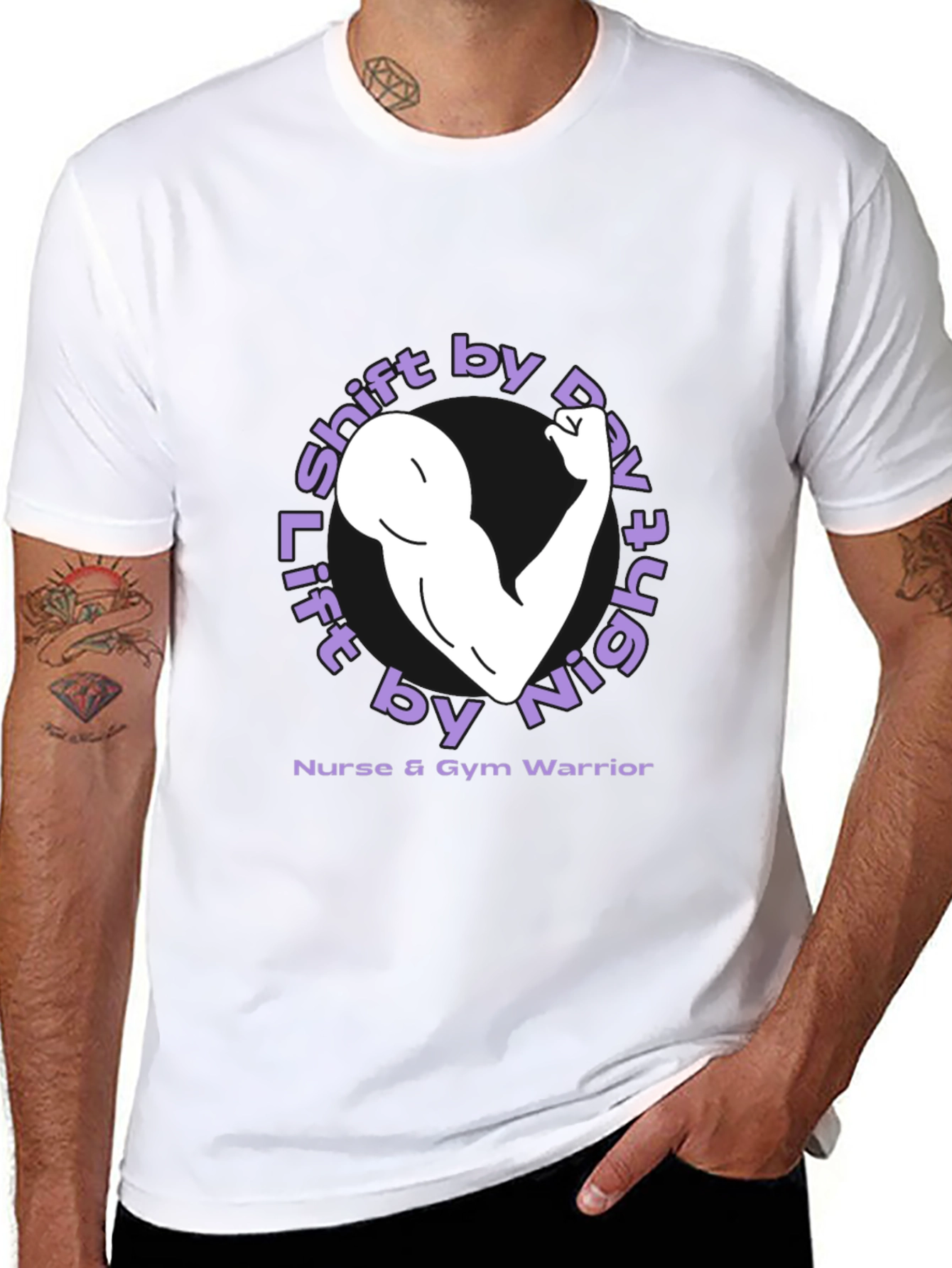 Lift by Night Nurse & Gym Warrior T-Shirt