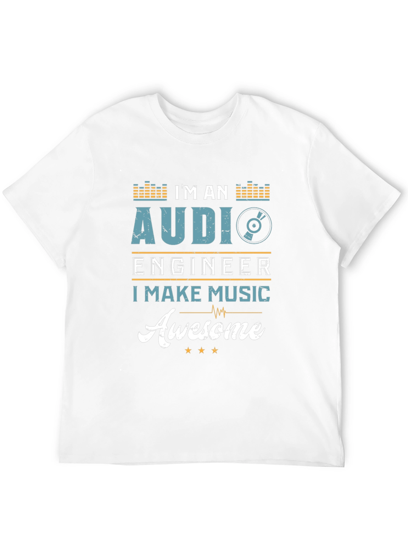 Audi Engineer Music T-Shirt - Awesome Graphic Tee