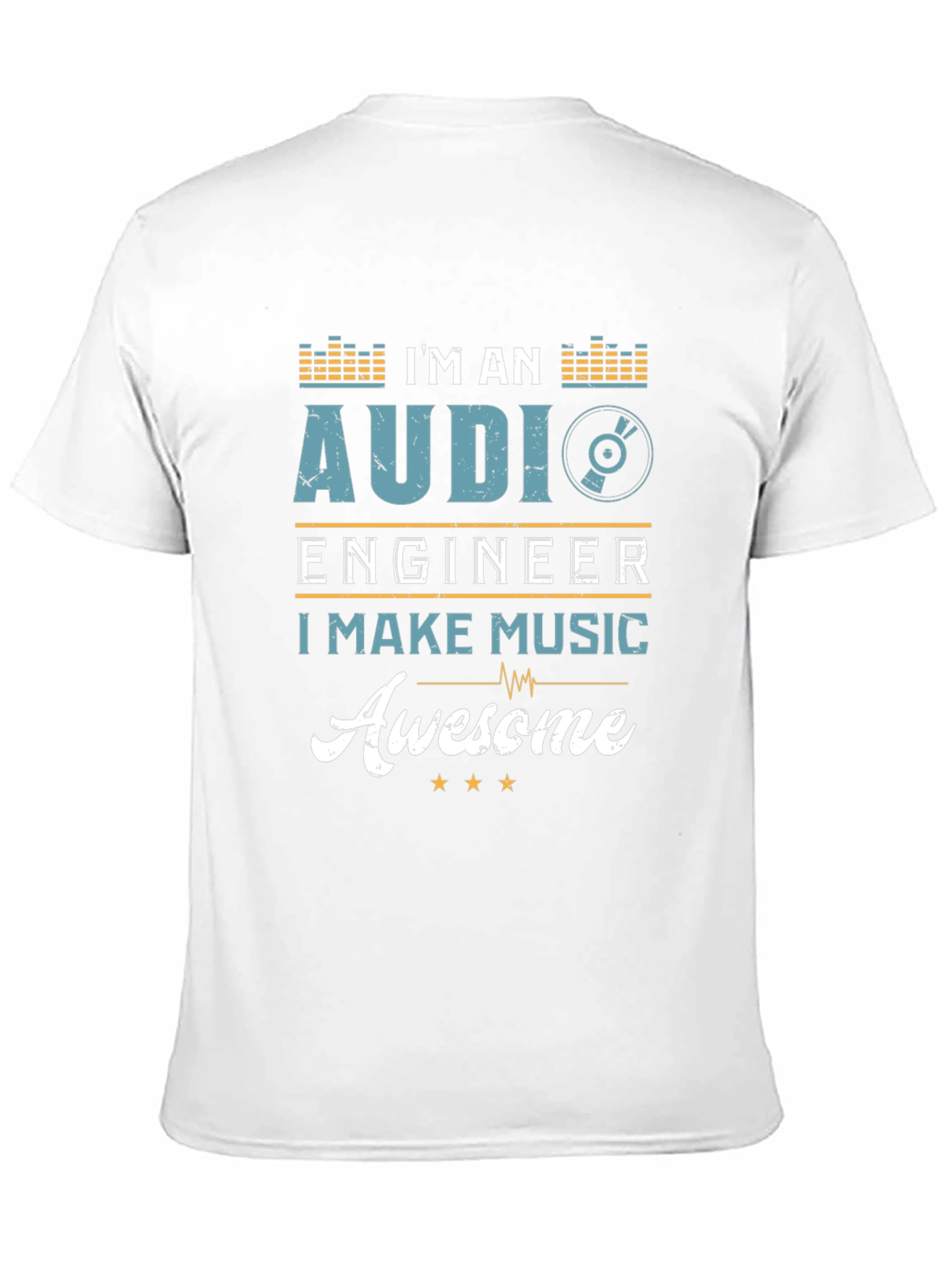 Audi Engineer Music T-Shirt - Awesome Graphic Tee
