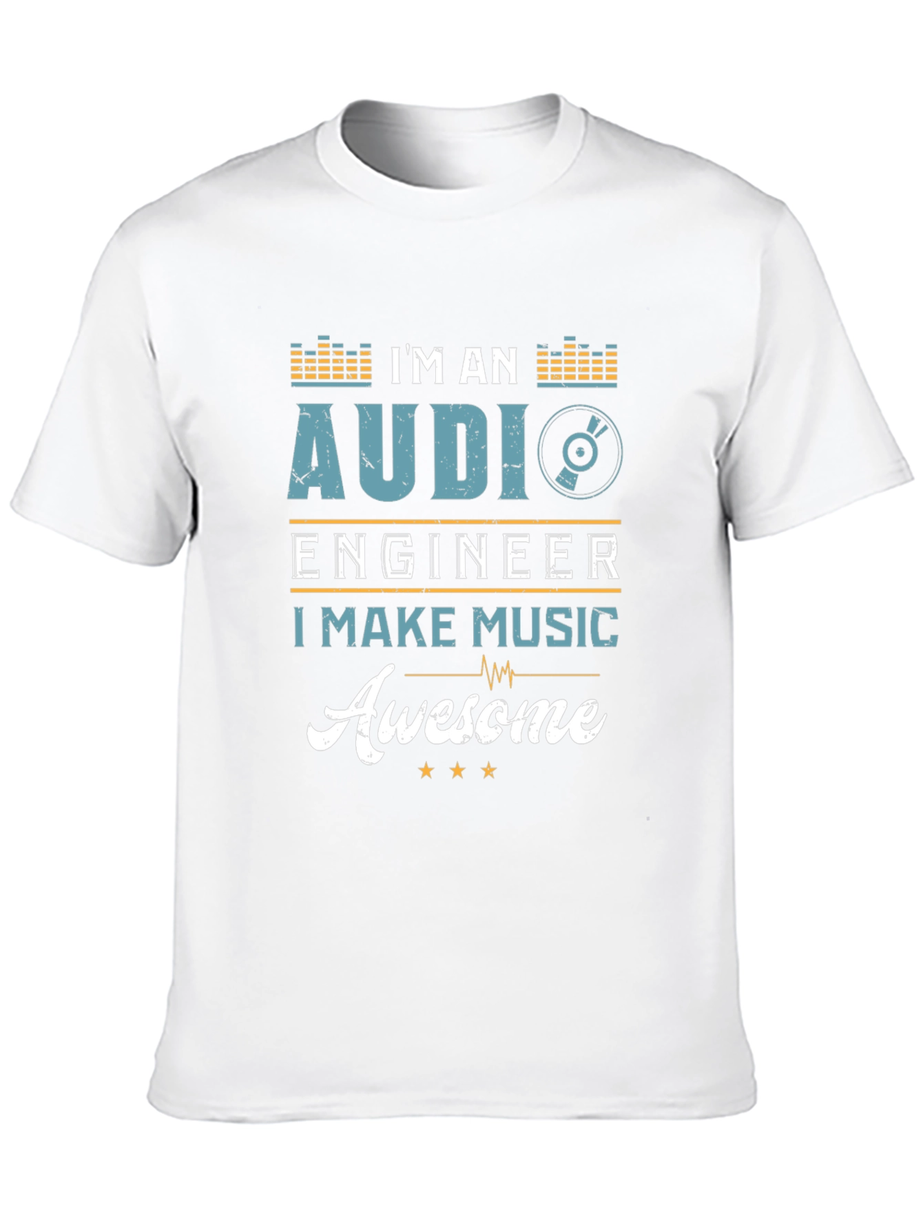 Audi Engineer Music T-Shirt - Awesome Graphic Tee