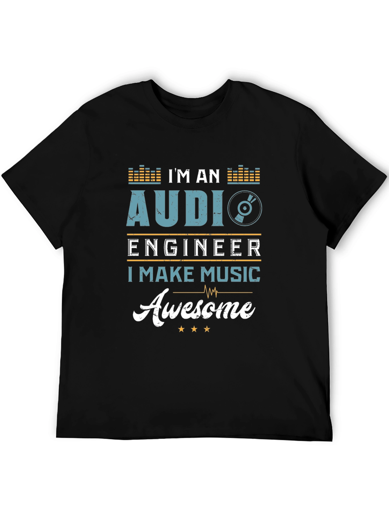 Audi Engineer Music T-Shirt - Awesome Graphic Tee