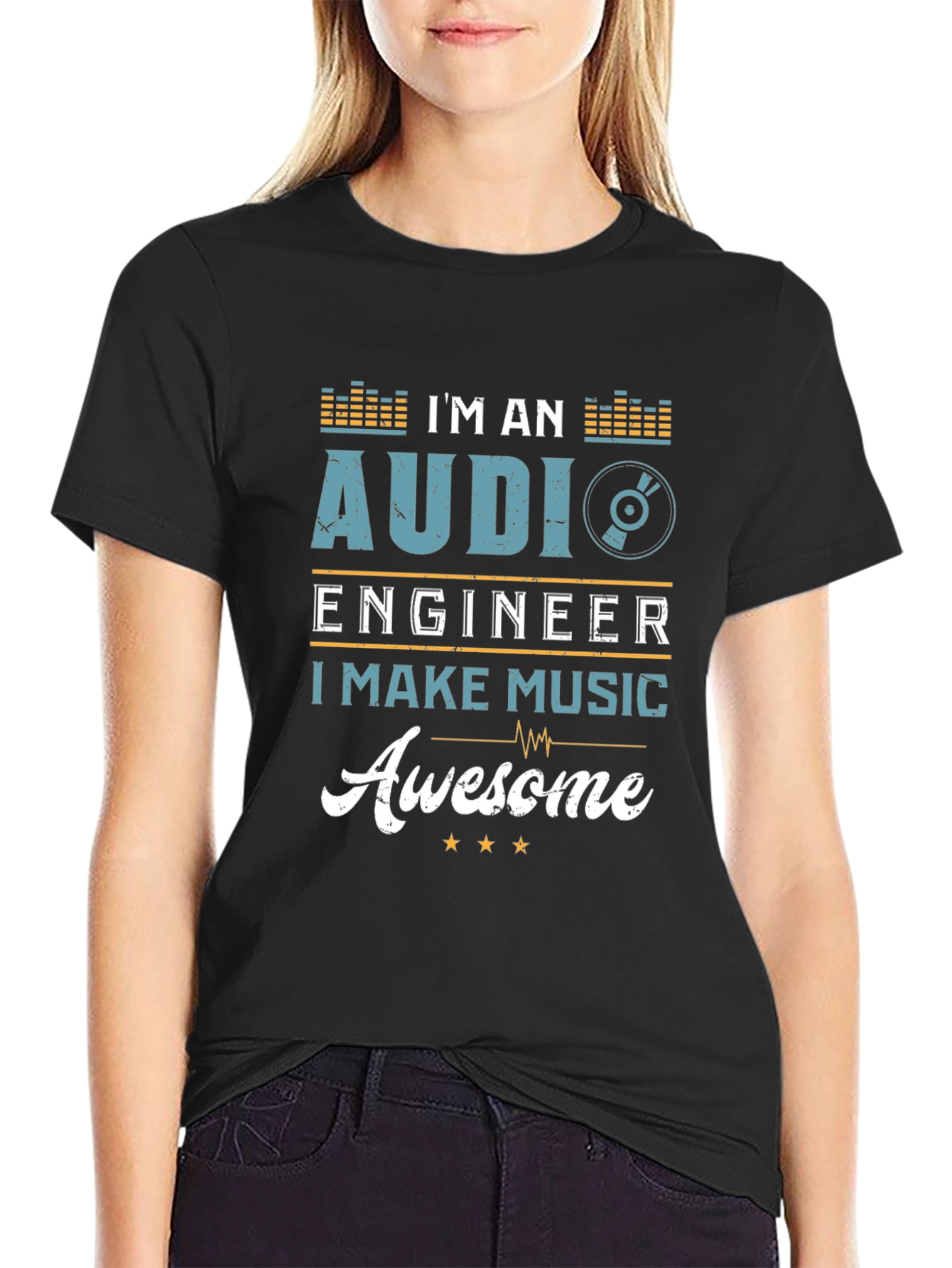 Audi Engineer Music T-Shirt - Awesome Graphic Tee