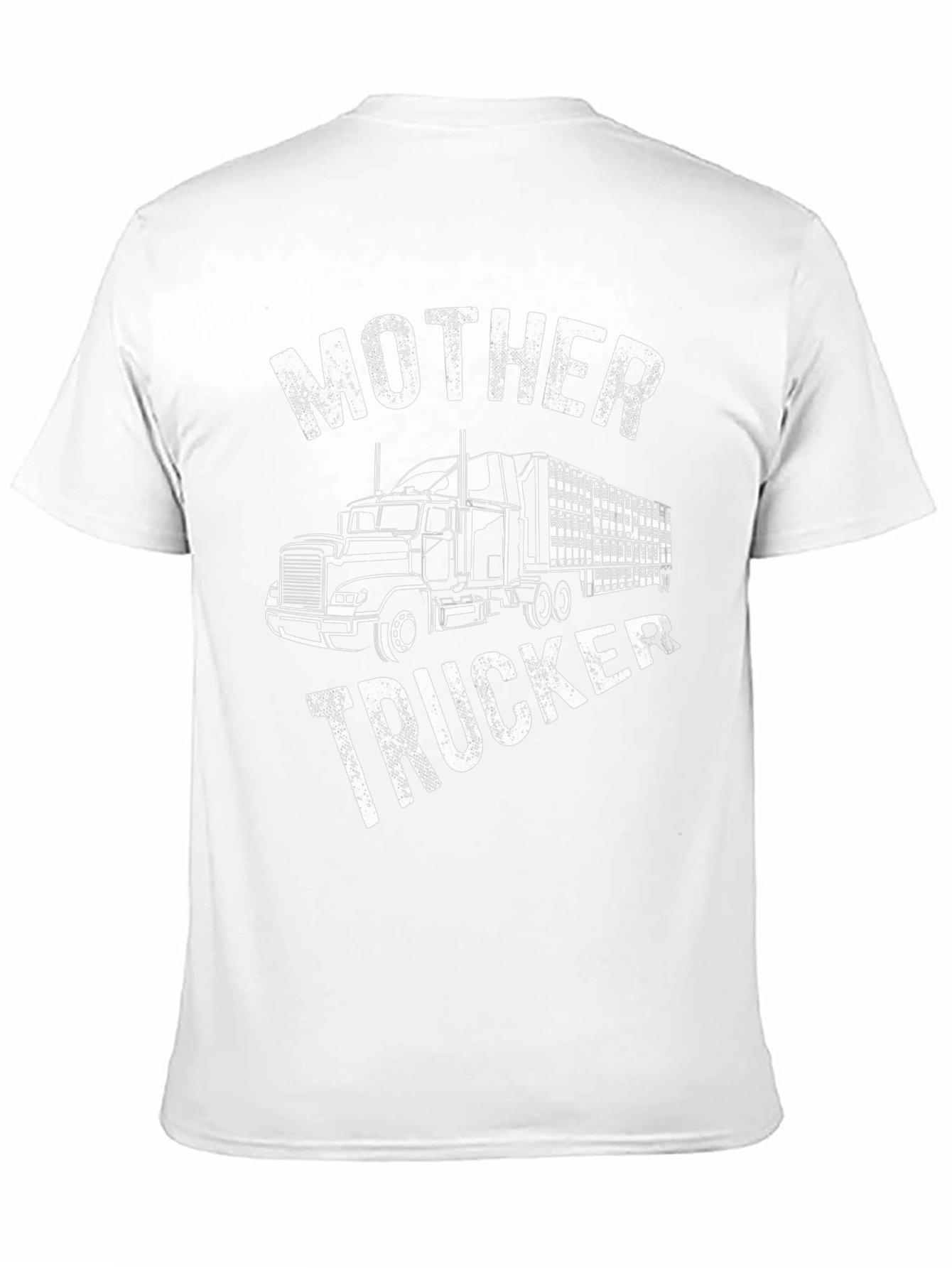 Mother Trucker Graphic T-Shirt - Black