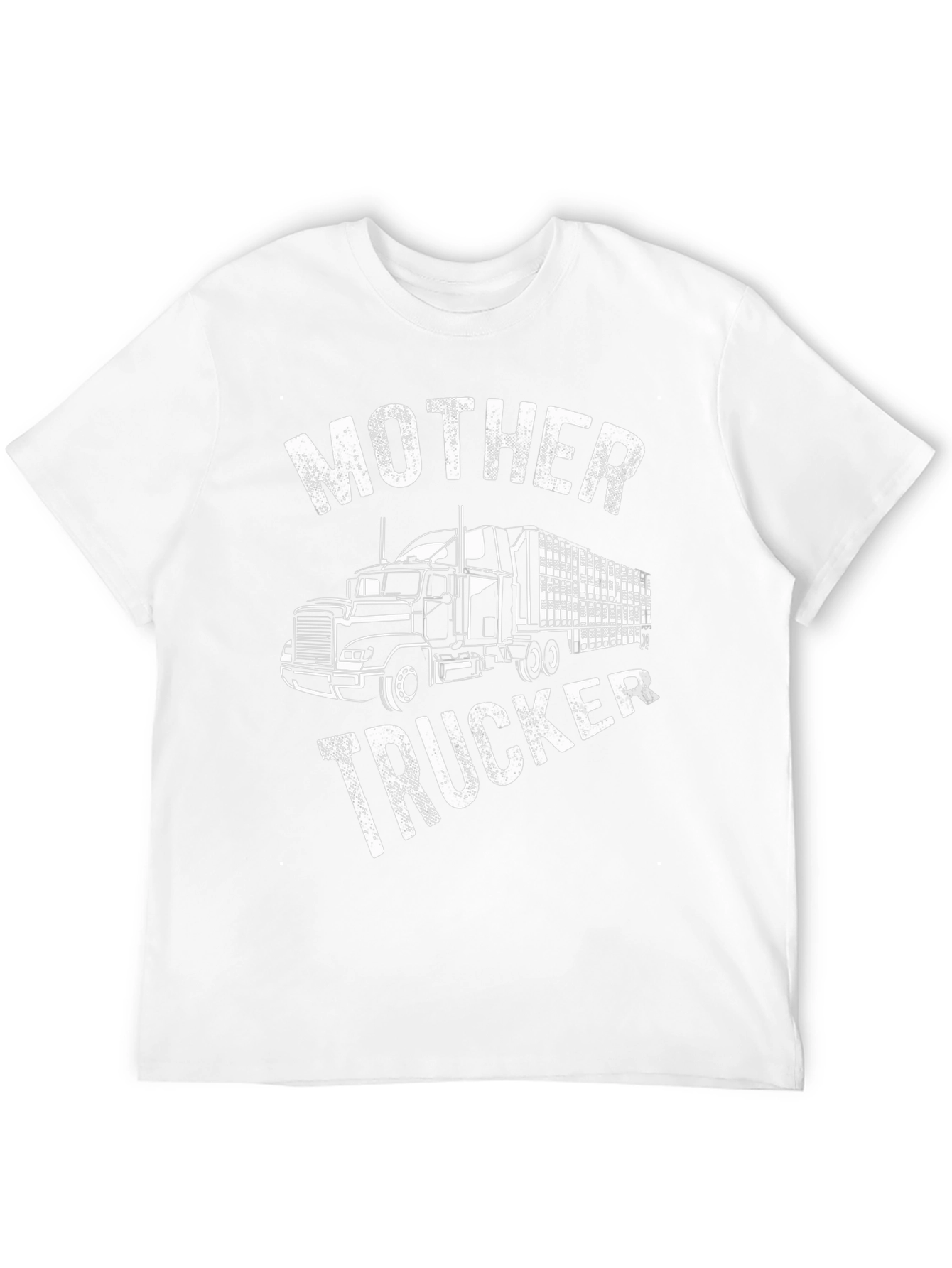 Mother Trucker Graphic T-Shirt - Black