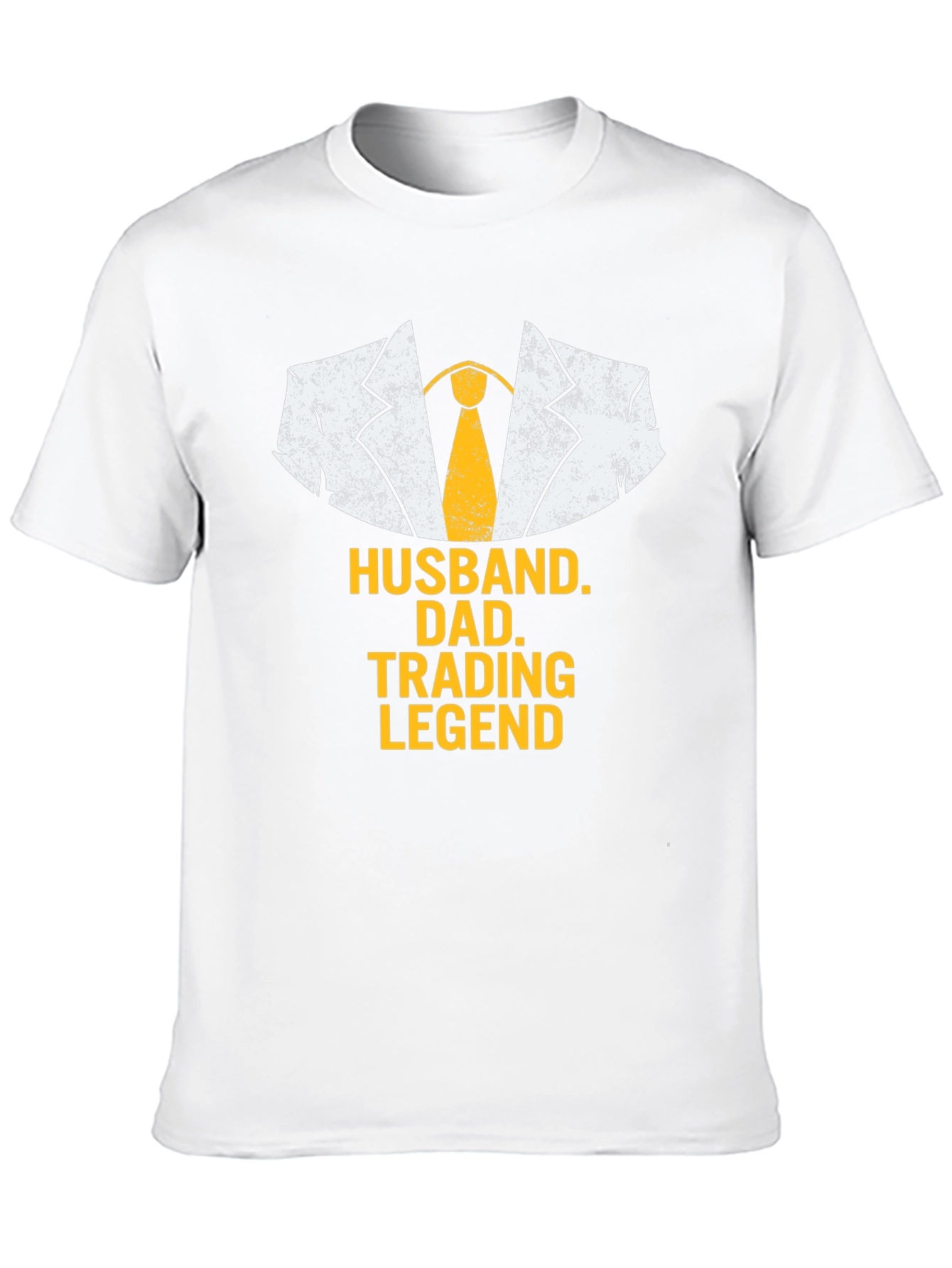 Husband Dad Trading Legend Black T-Shirt