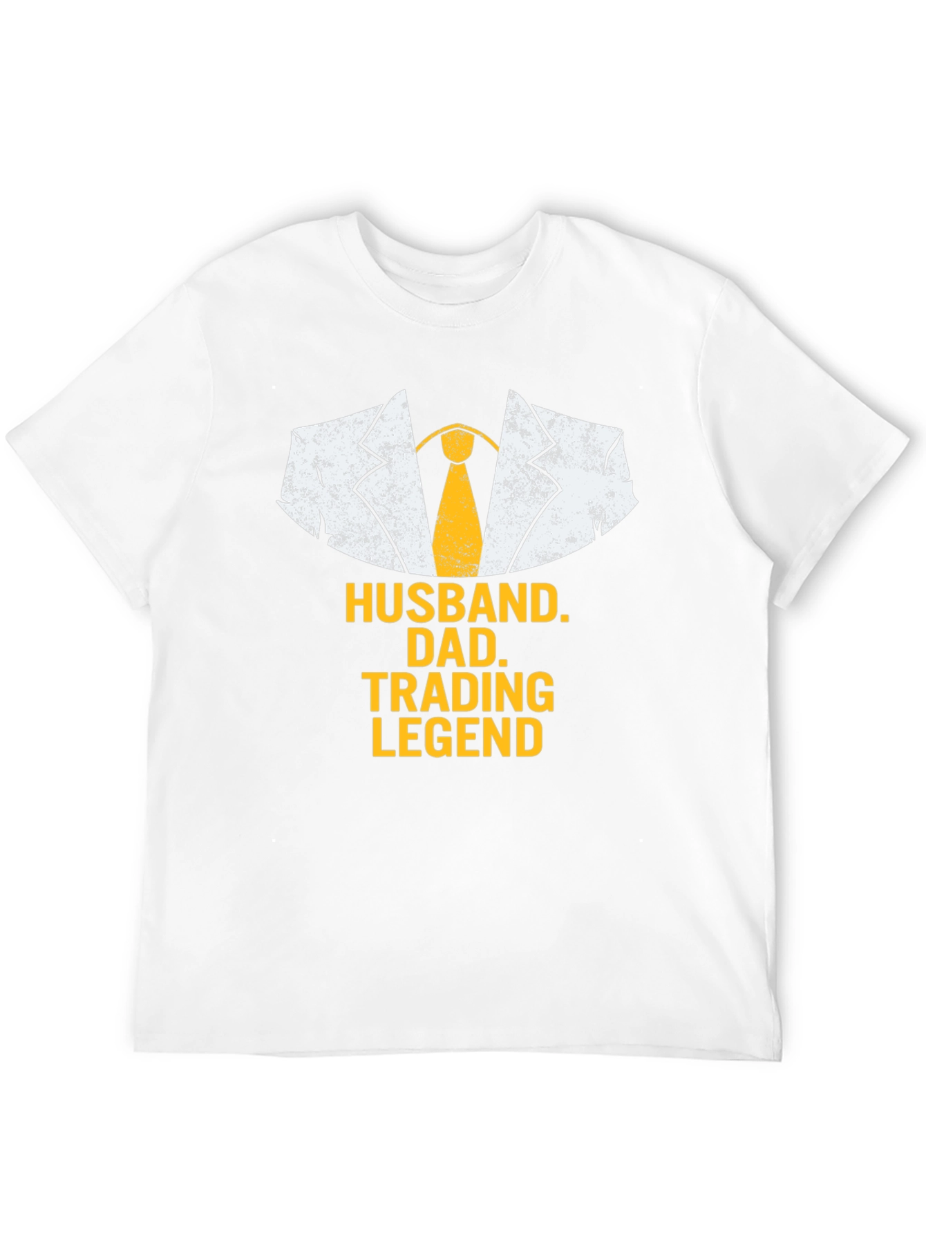 Husband Dad Trading Legend Black T-Shirt
