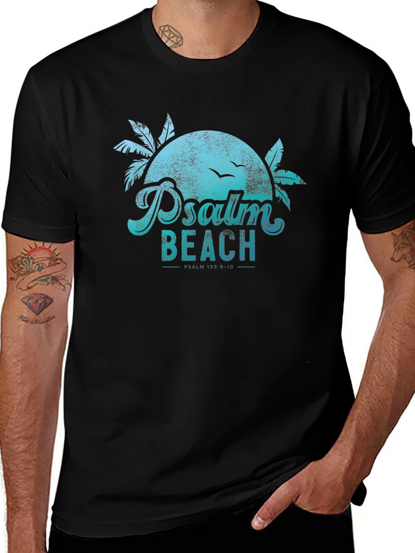 Psalm Beach Graphic Tee - Soft Cotton Comfort
