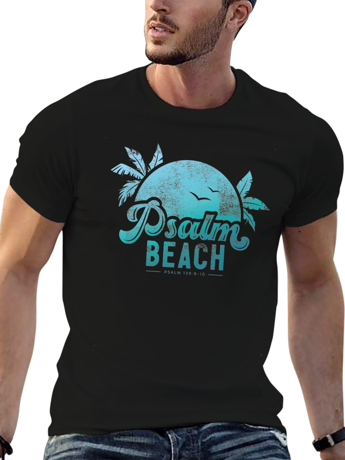 Psalm Beach Graphic Tee - Soft Cotton Comfort