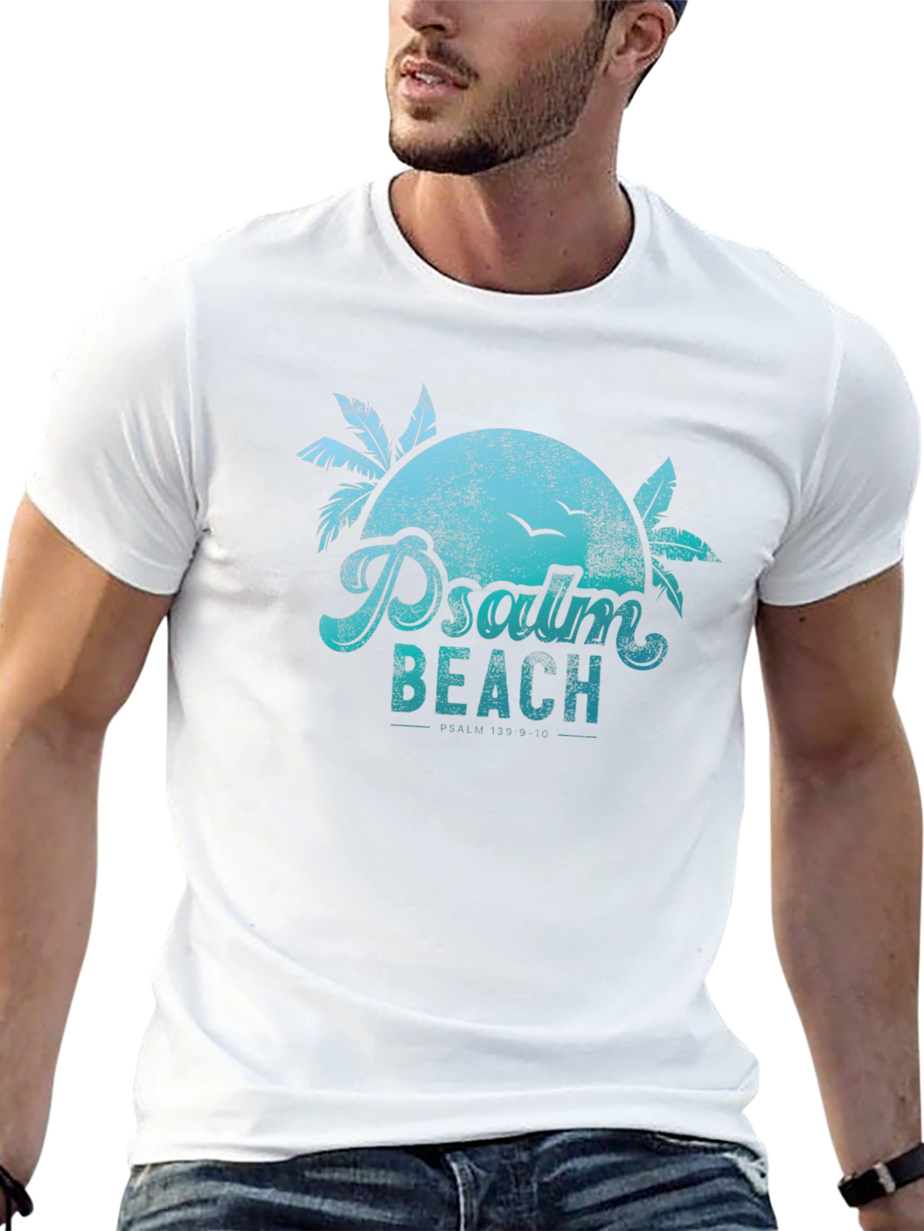 Psalm Beach Graphic Tee - Soft Cotton Comfort