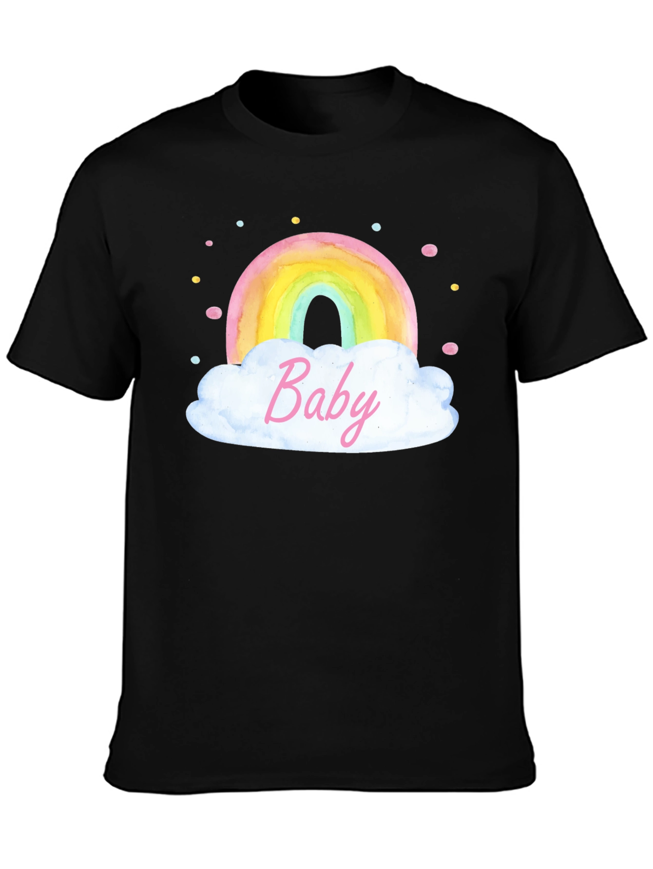 Rainbow Baby Graphic Tee - Soft Cotton Comfort
