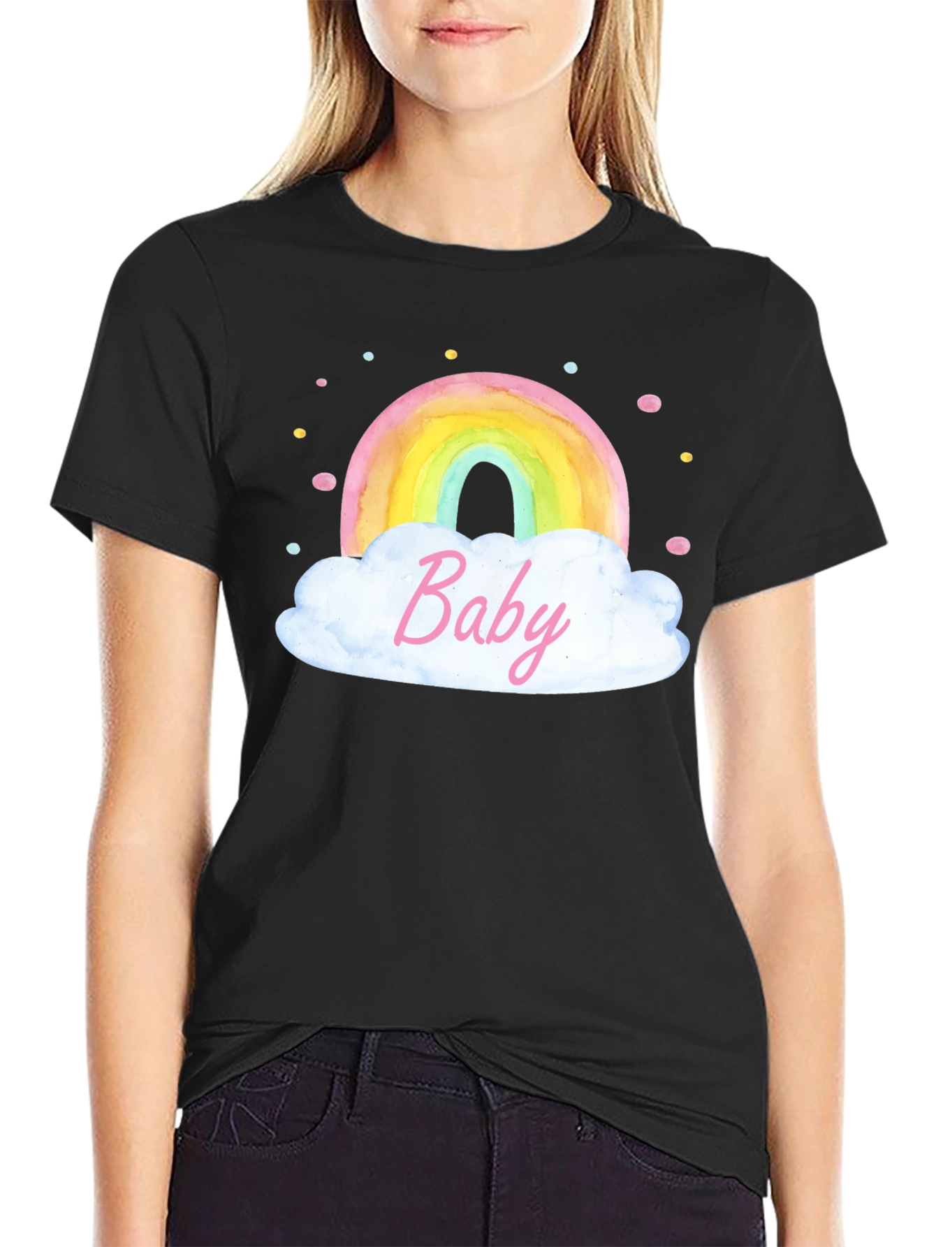 Rainbow Baby Graphic Tee - Soft Cotton Comfort