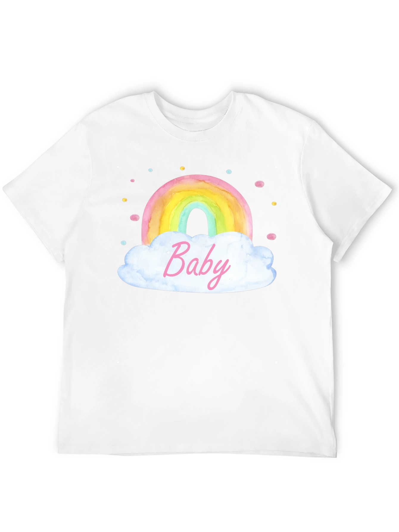 Rainbow Baby Graphic Tee - Soft Cotton Comfort