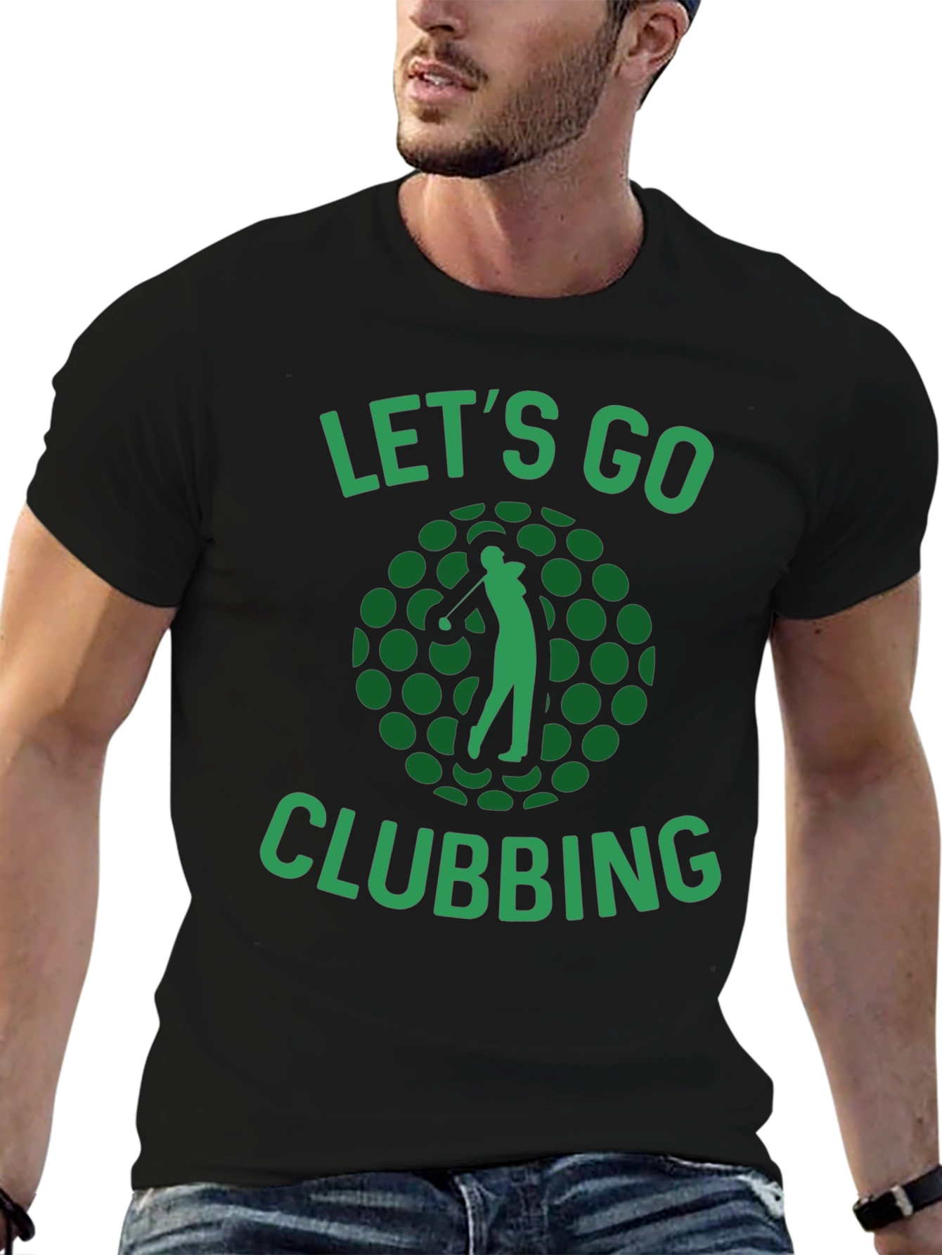 Lets Go Clubbing Golf T-Shirt