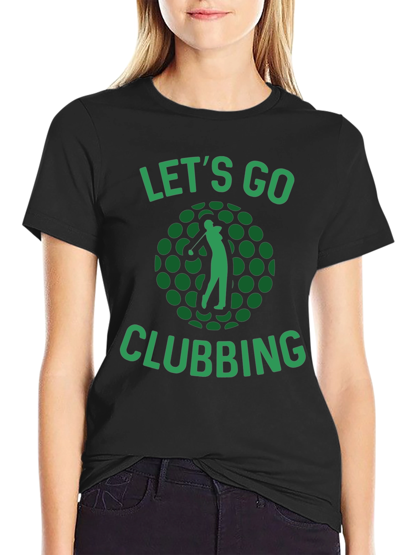 Lets Go Clubbing Golf T-Shirt